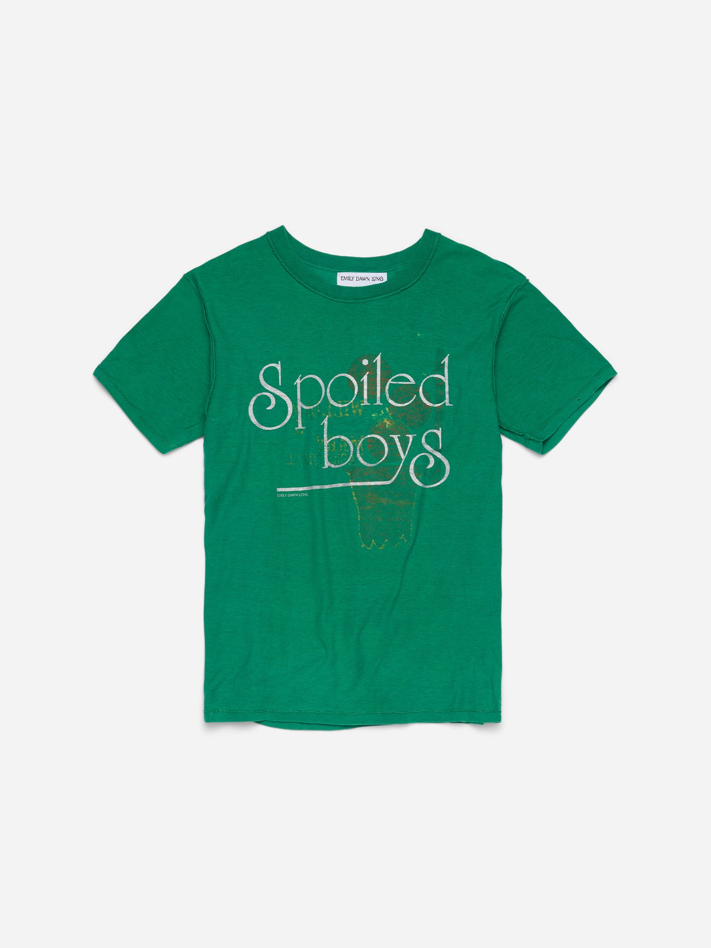 SPOILED BOYS - Basketball Green Tee_ (m)