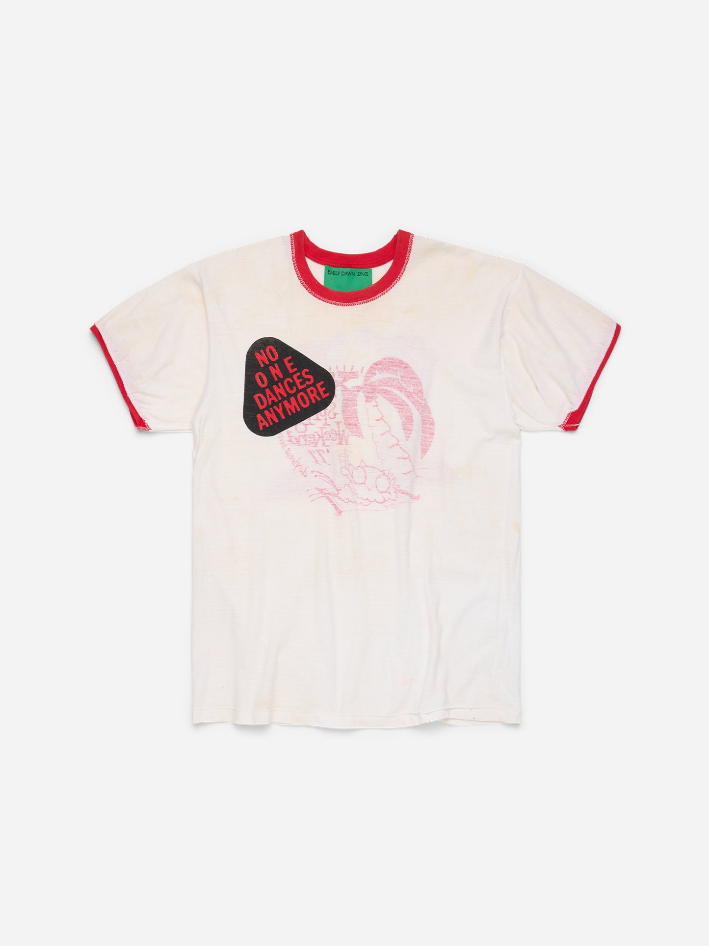 NO ONE DANCES ANYMORE - White Spring '77 Tee_M (k)