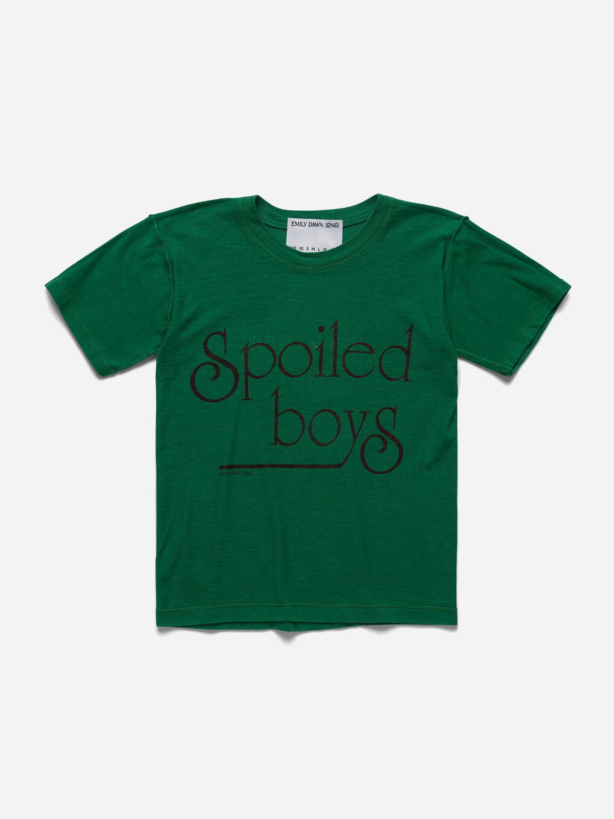 SPOILED BOYS - Green Tee_3_XXS (a)