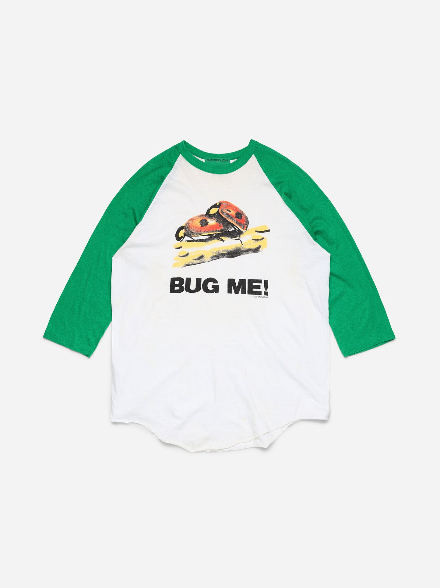 BUG ME 3 - Green Raglan_M/L
