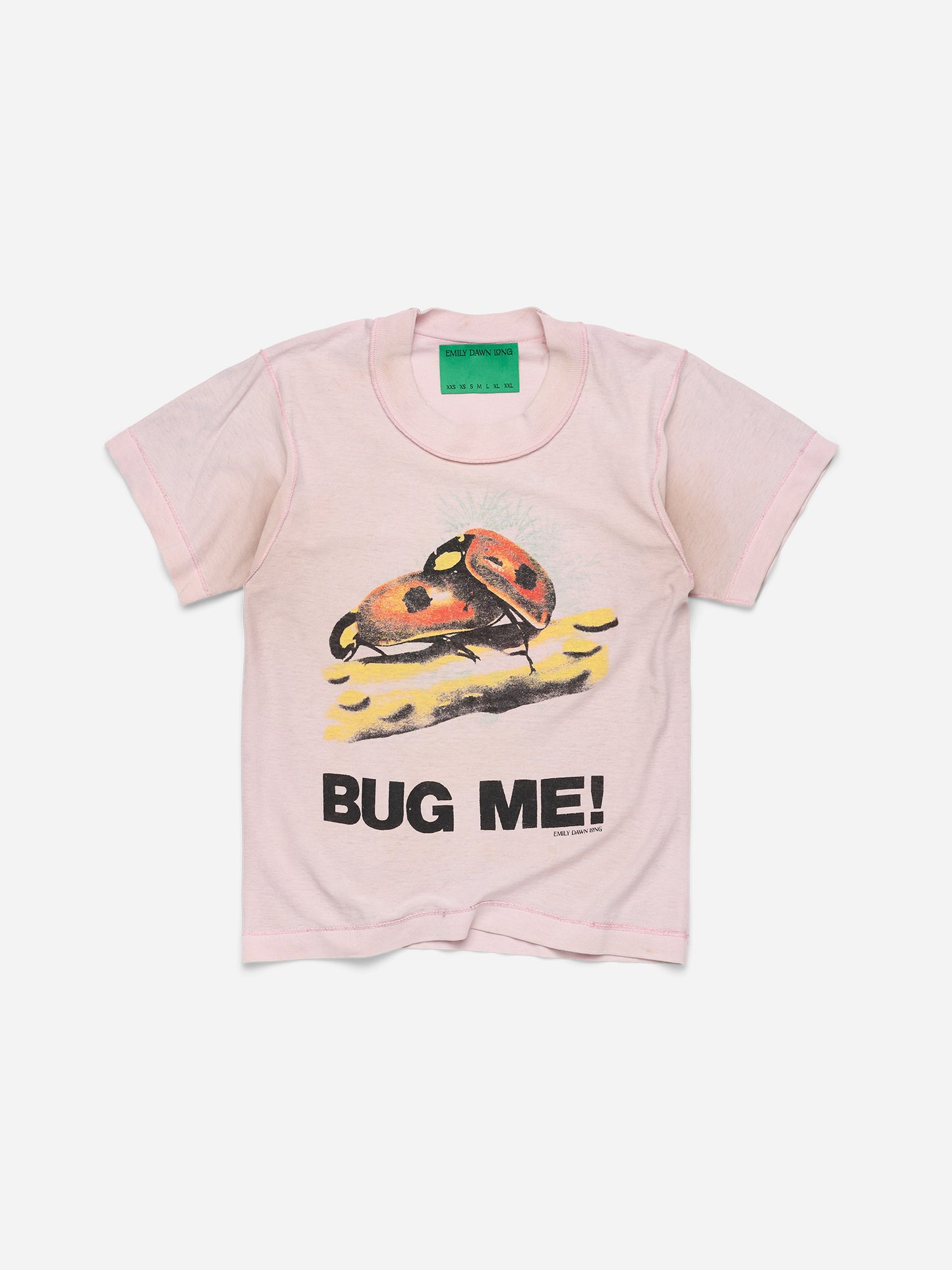 BUG ME 3 - Pink_Flamingo_Baby Tee_XXS