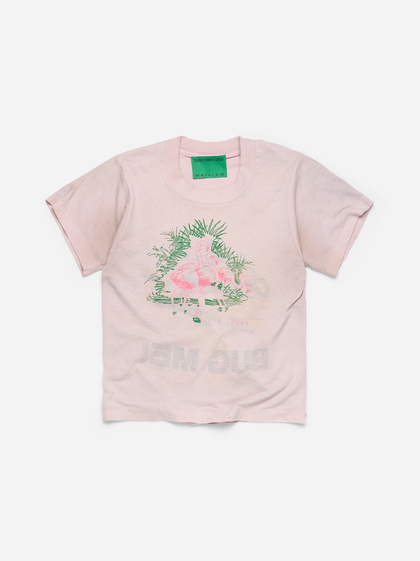 BUG ME 3 - Pink_Flamingo_Baby Tee_XXS