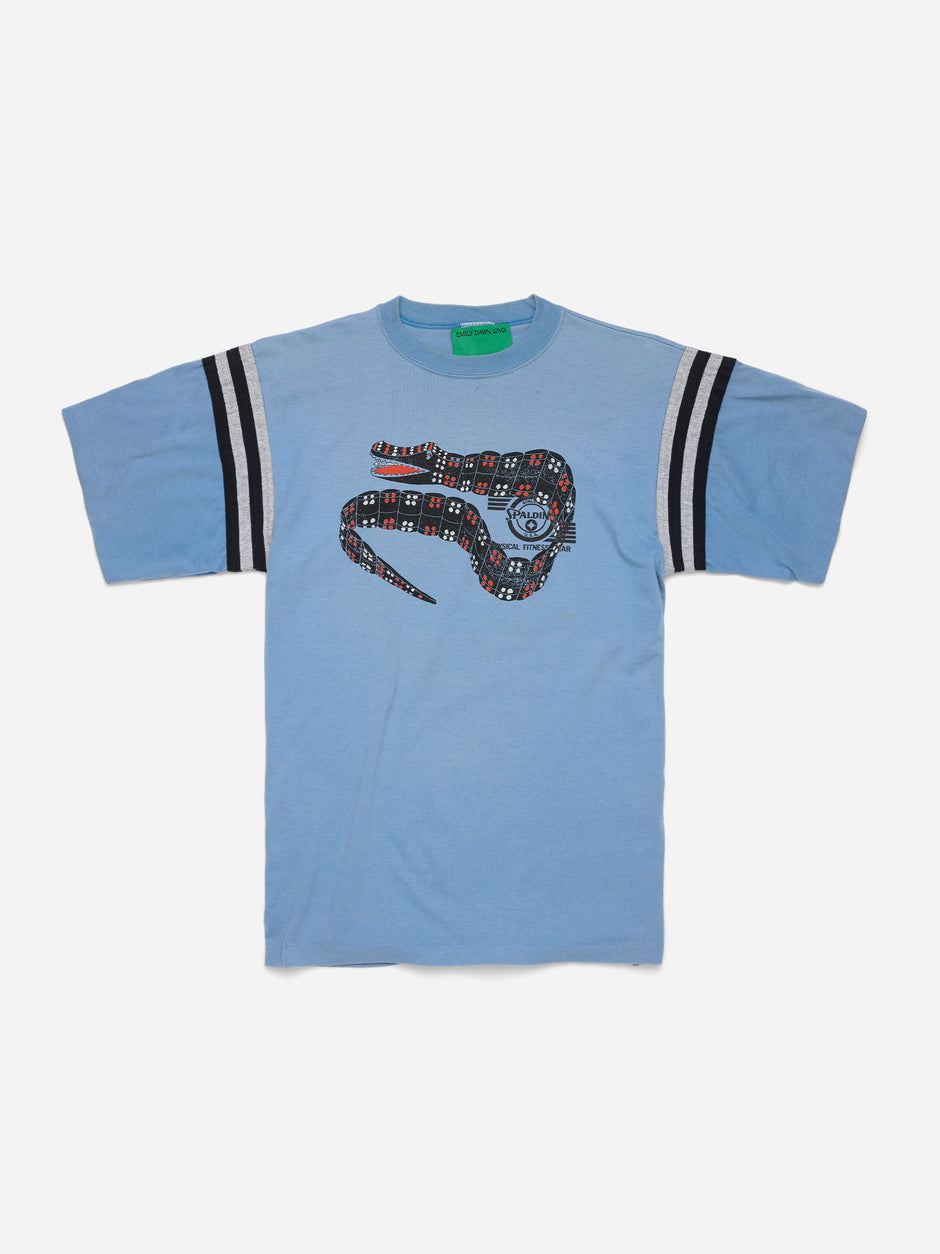 YEAR OF THE DRAGON - Blue Tee_Stripe_M/L (o)