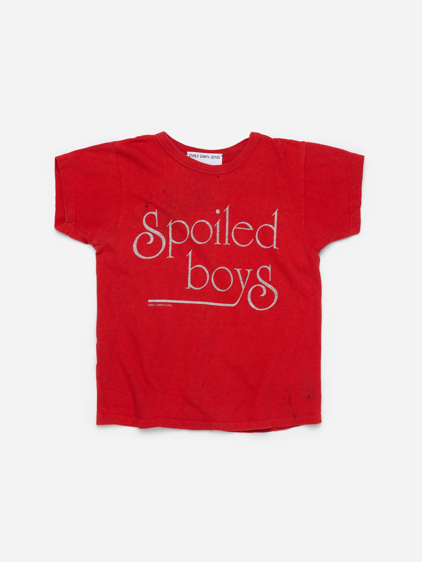 SPOILED BOYS - Red Tee_ (o)