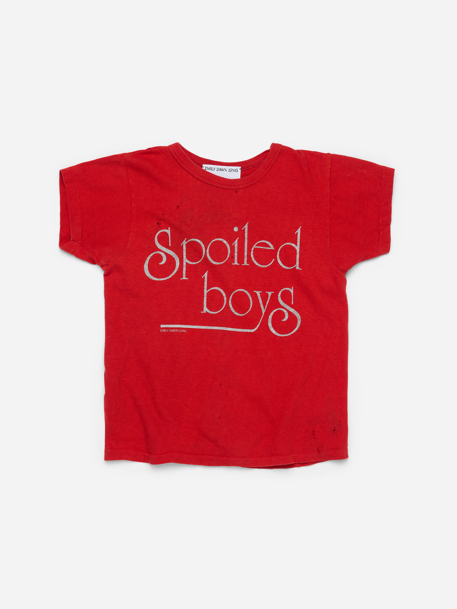 SPOILED BOYS - Red Tee_ (o)
