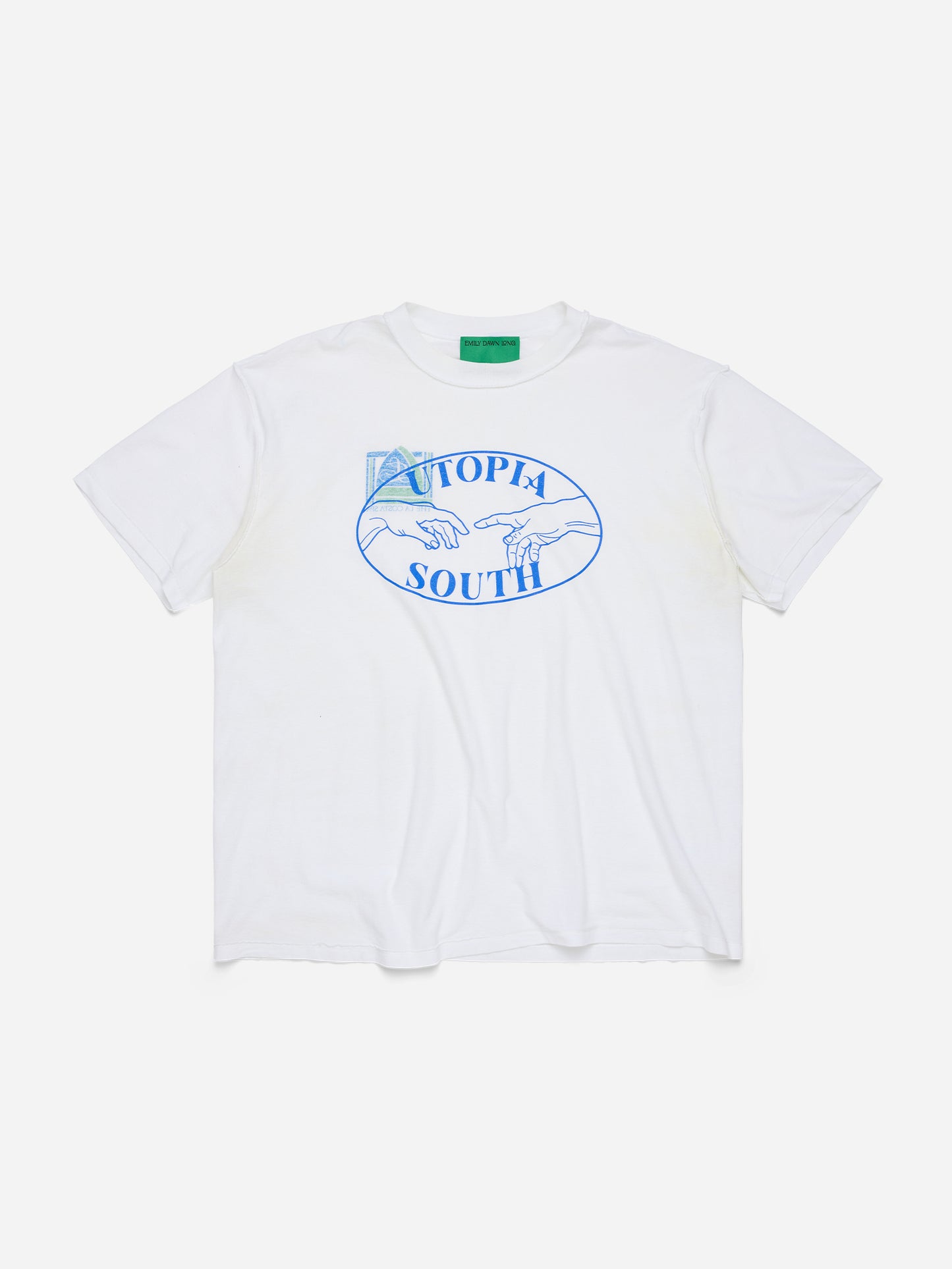 UTOPIA SOUTH - White Tee_ Spa_XL/XXL (b)