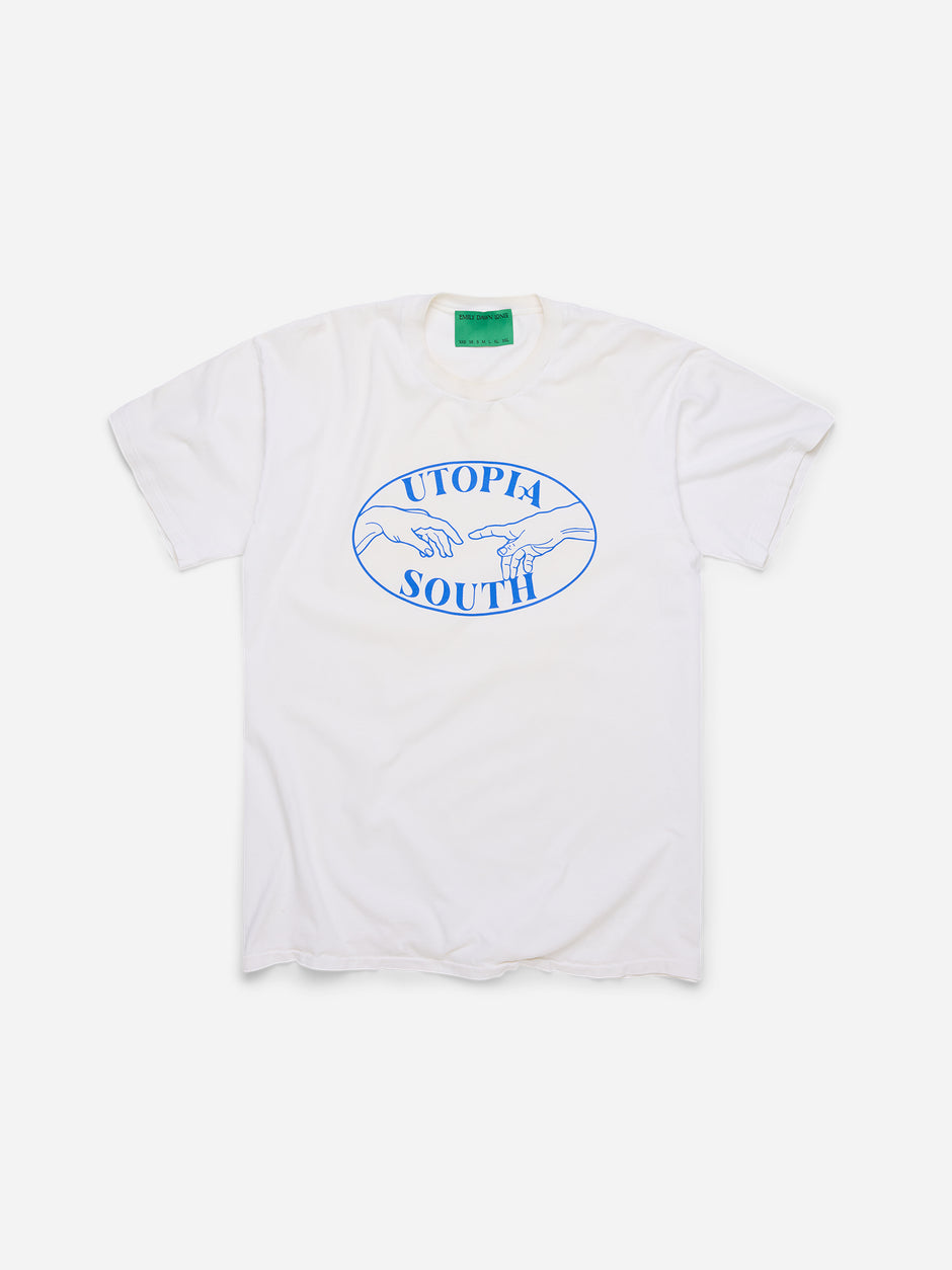 UTOPIA SOUTH - White Tee_M/L (c)