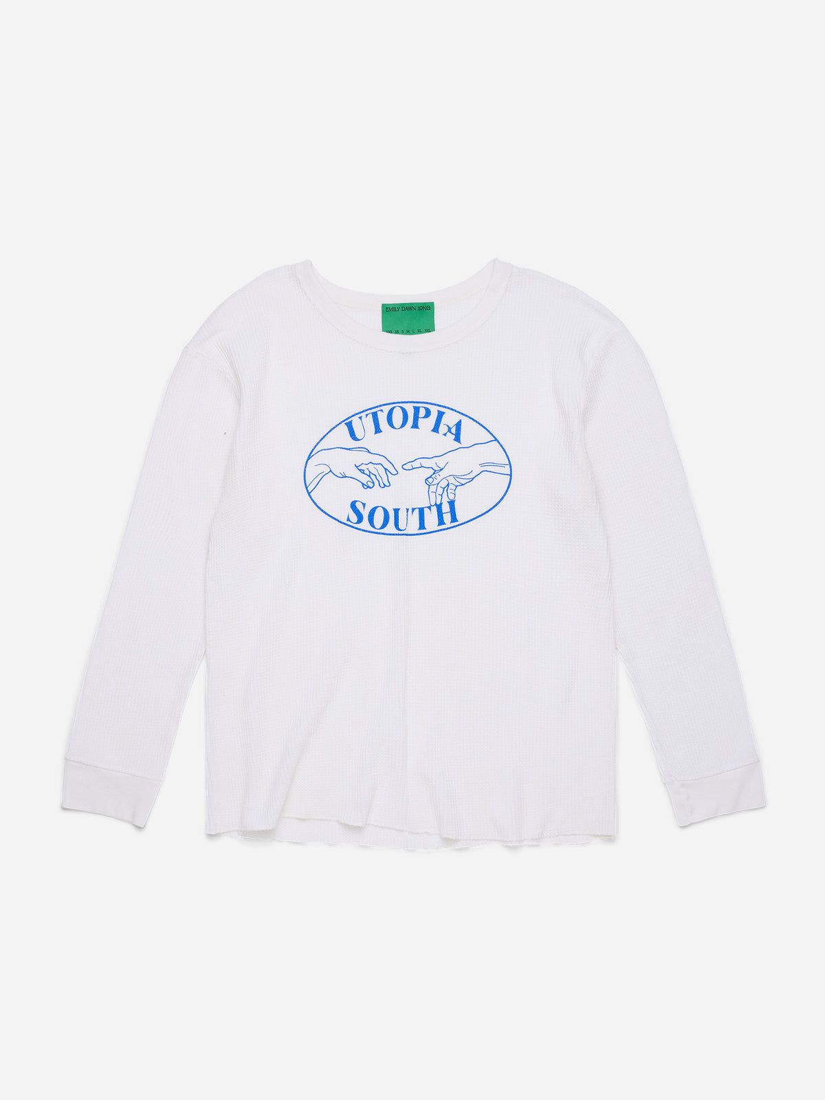 UTOPIA SOUTH - White Waffle Long Sleeve_XL (f)
