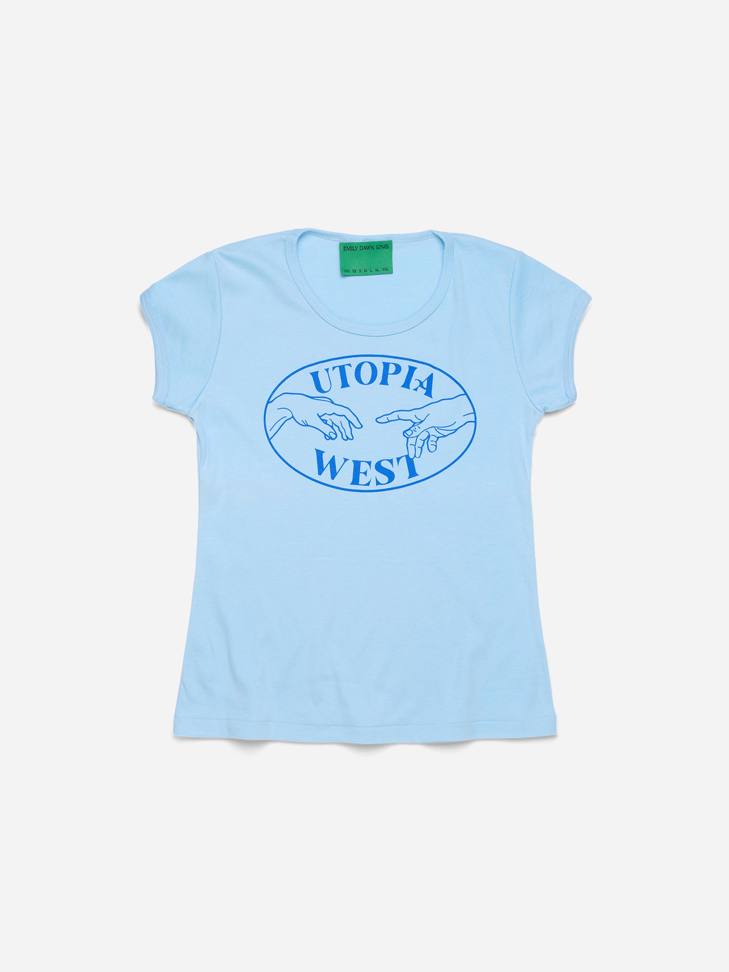UTOPIA WEST - Baby Blue Tee_L (b)