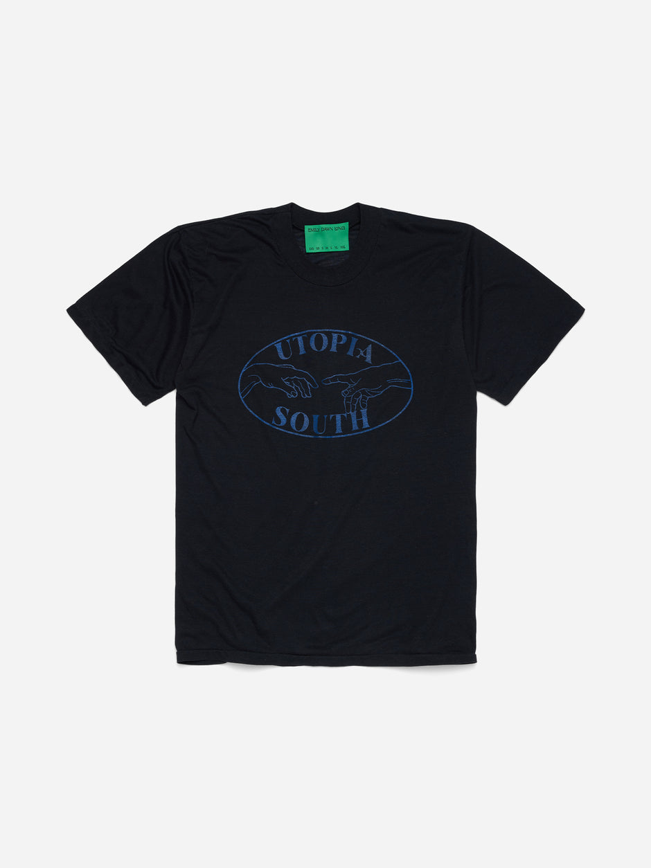 UTOPIA SOUTH - Black Tee_S/M (d)