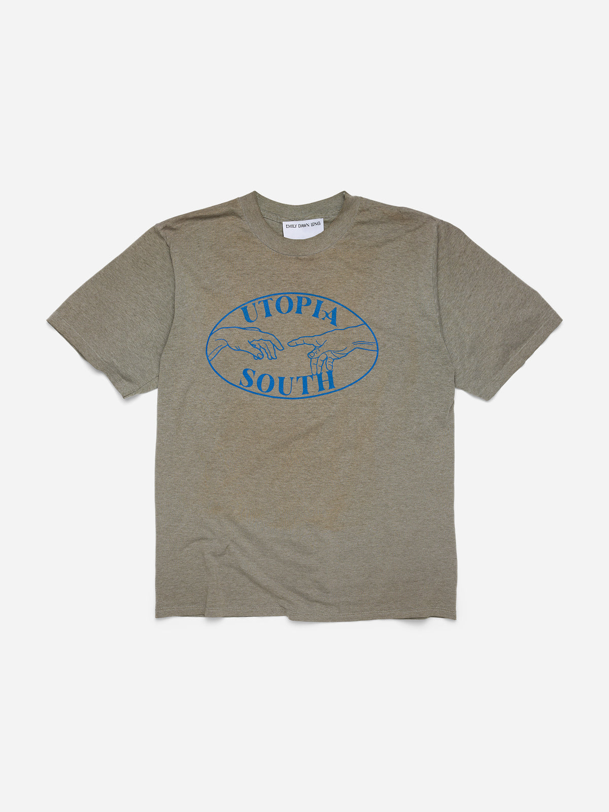 UTOPIA SOUTH - Green Grey Tee_L(m)