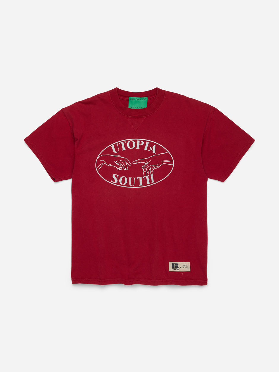 UTOPIA SOUTH - Red Tee_L (i)