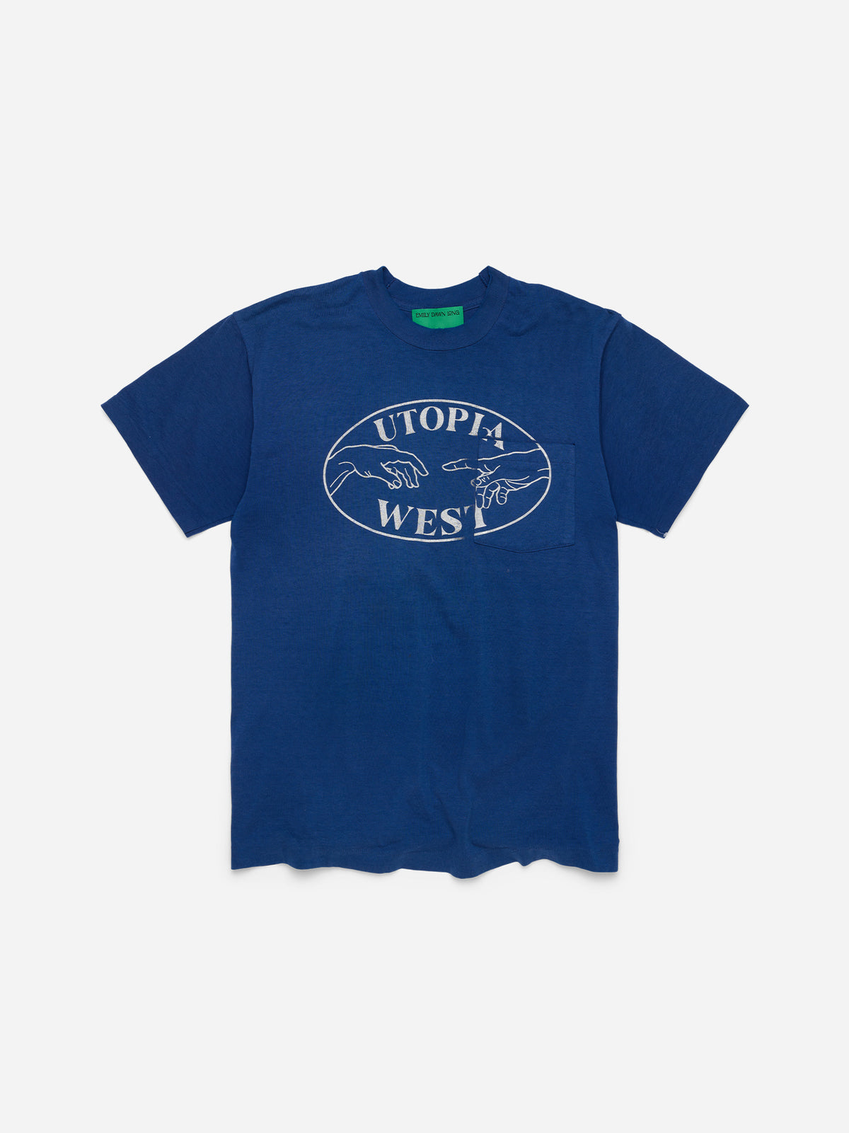 UTOPIA WEST - Blue Tee_Pocket_XL (g)