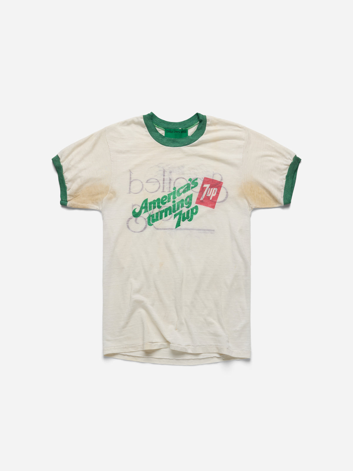 SPOILED BOYS - White Green Ringer_S (e)