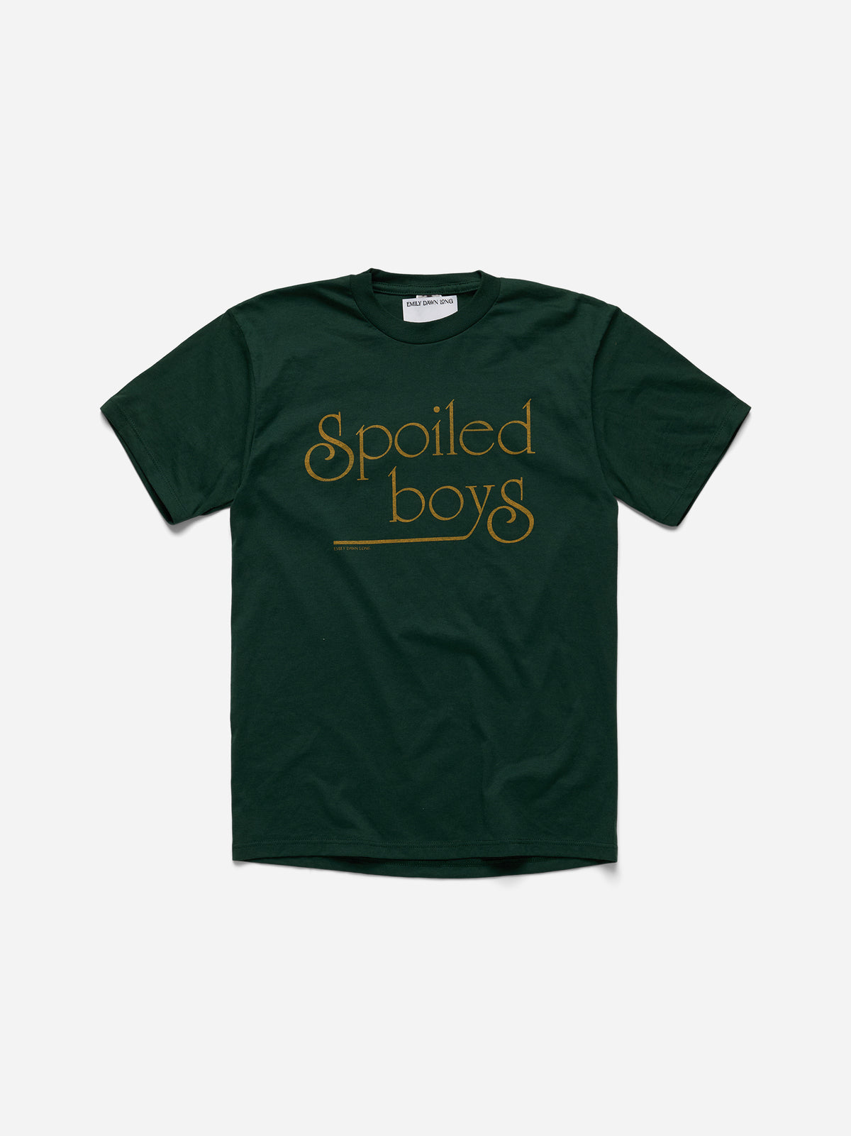 SPOILED BOYS -  Green Tee_S/M (gg)