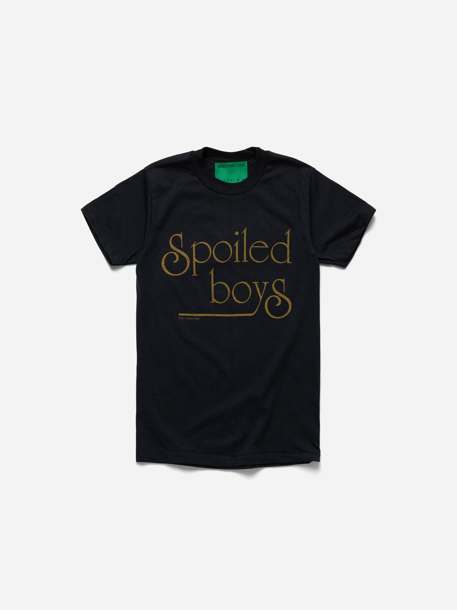 SPOILED BOYS -  Black Tee_XS (jj)