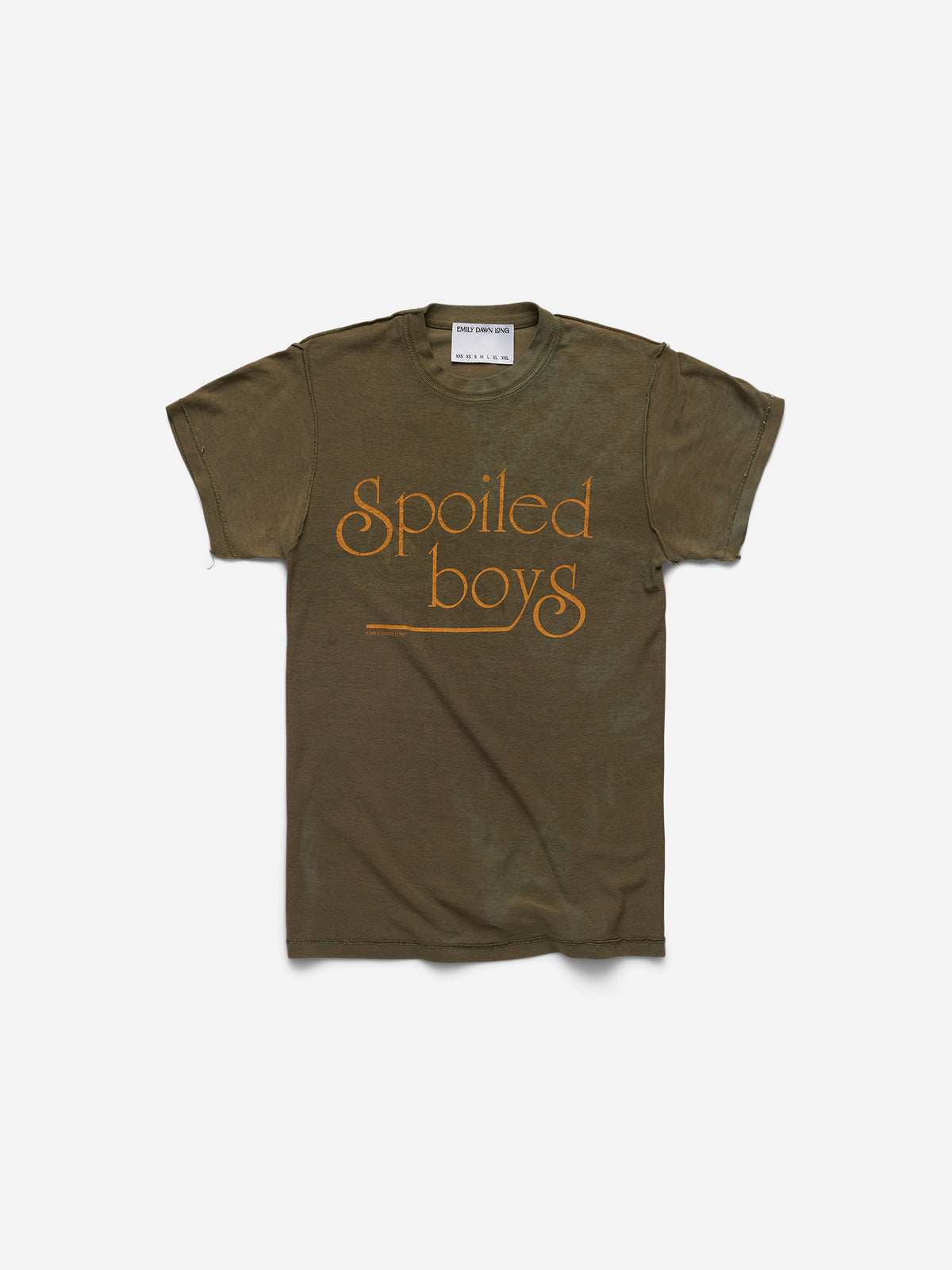 SPOILED BOYS - Brown Tee_Range_S (c)