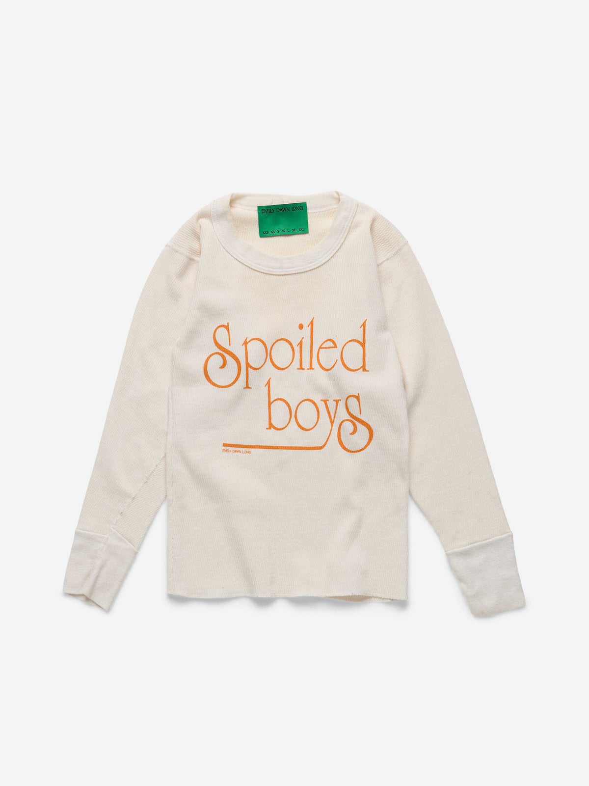 SPOILED BOYS - White Waffle Thermal_XS (n)