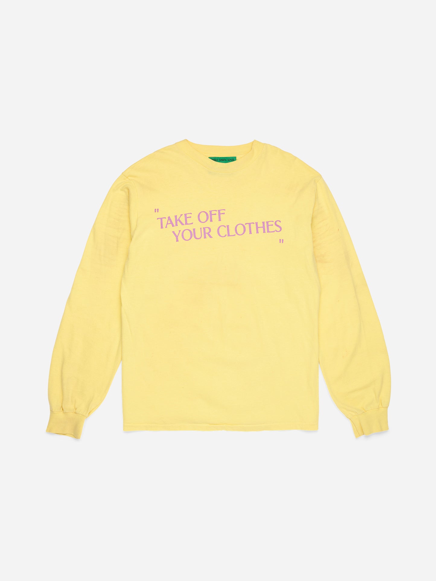“TAKE OFF YOUR CLOTHES”_M/L (E)