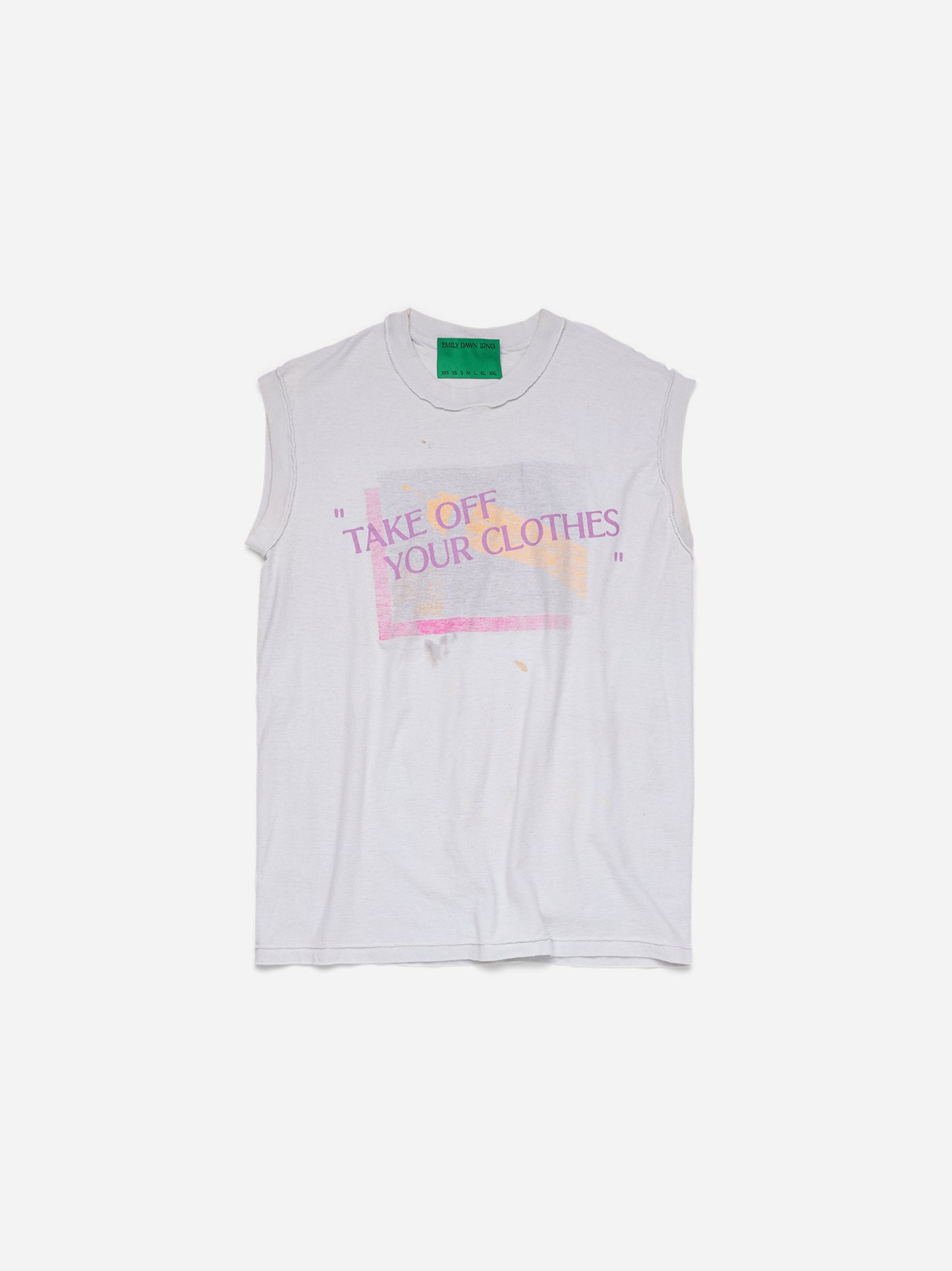 “TAKE OFF YOUR CLOTHES” 13  - Grey_Tank_The Race_M