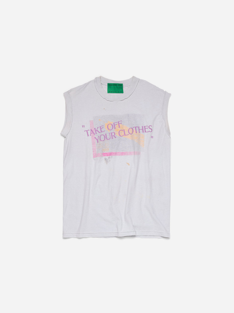 “TAKE OFF YOUR CLOTHES” 13  - Grey_Tank_The Race_M