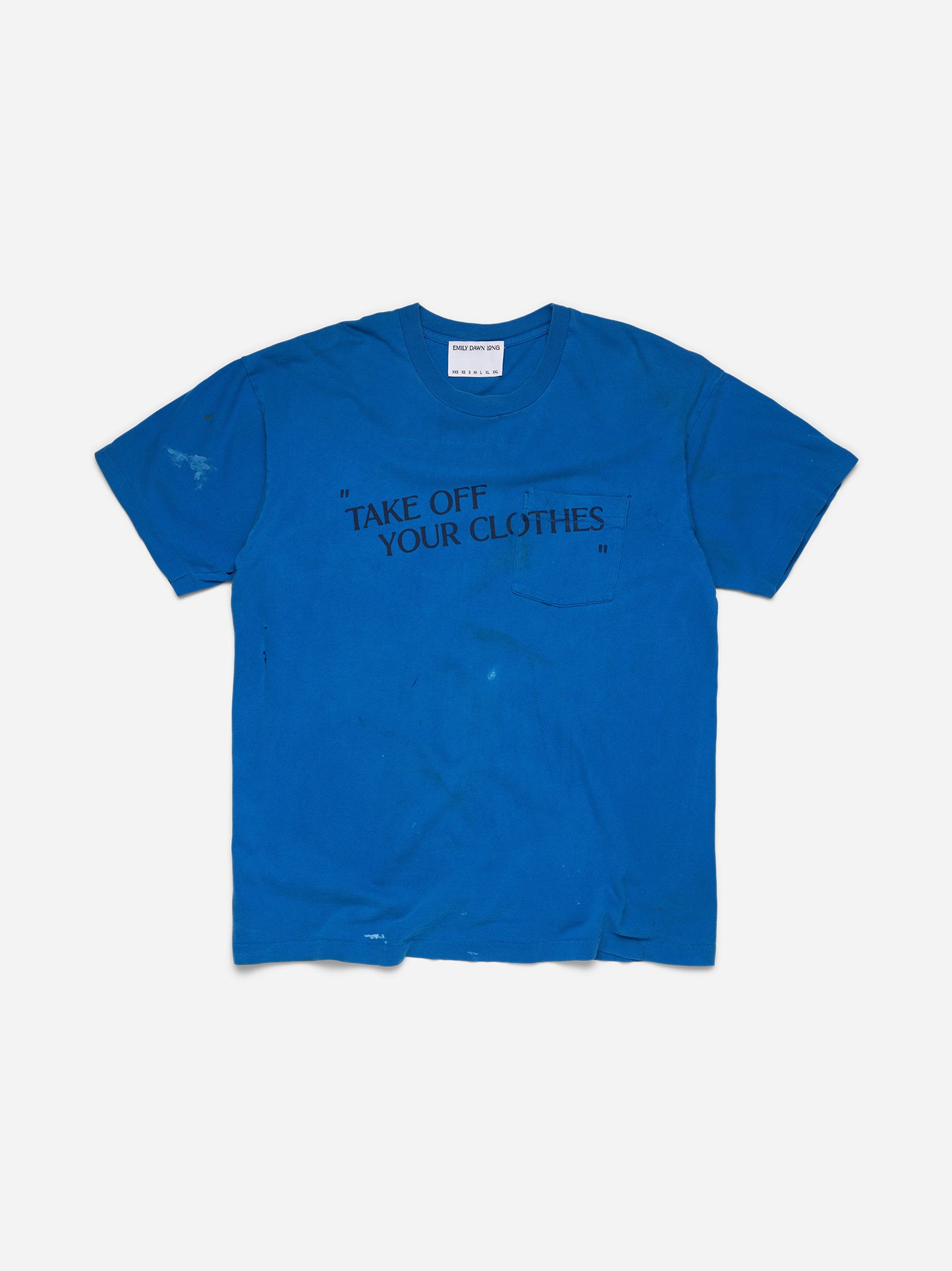 “TAKE OFF YOUR CLOTHES” 13  - Blue 5_Pocket_XL