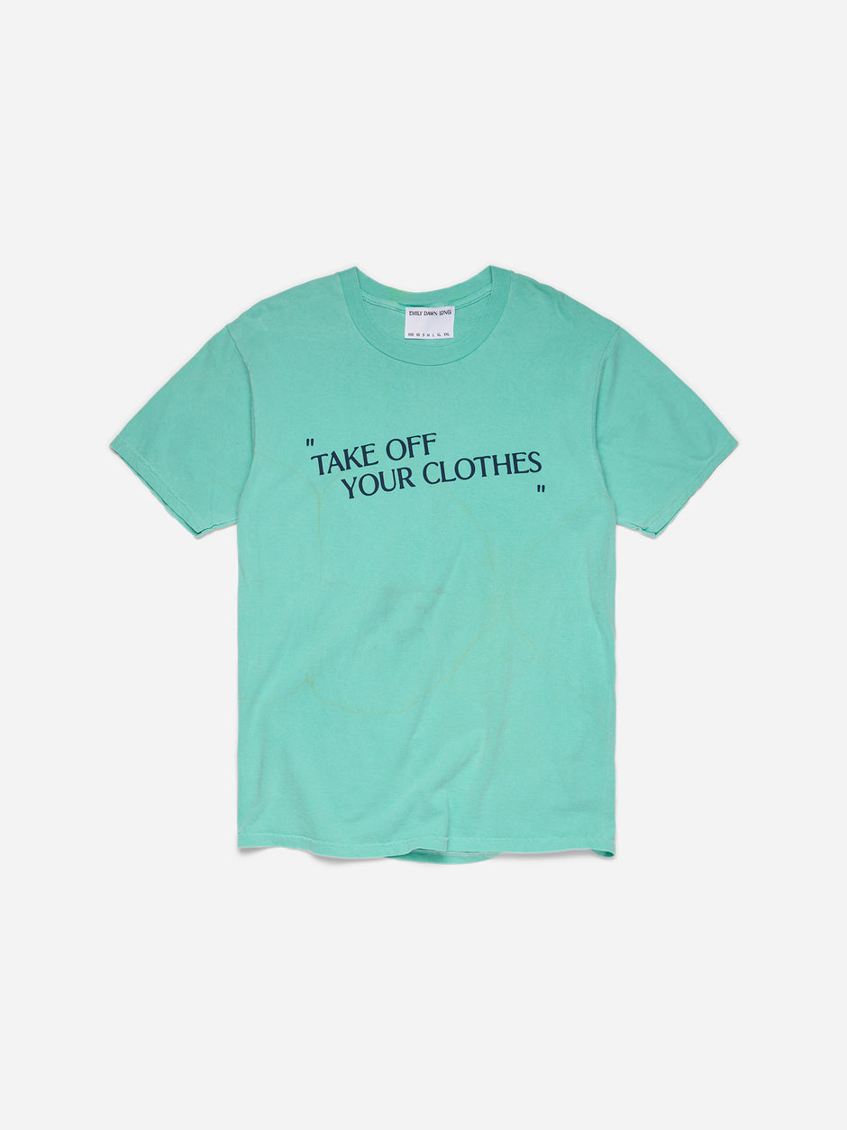 “TAKE OFF YOUR CLOTHES” 13  - Teal 2_L