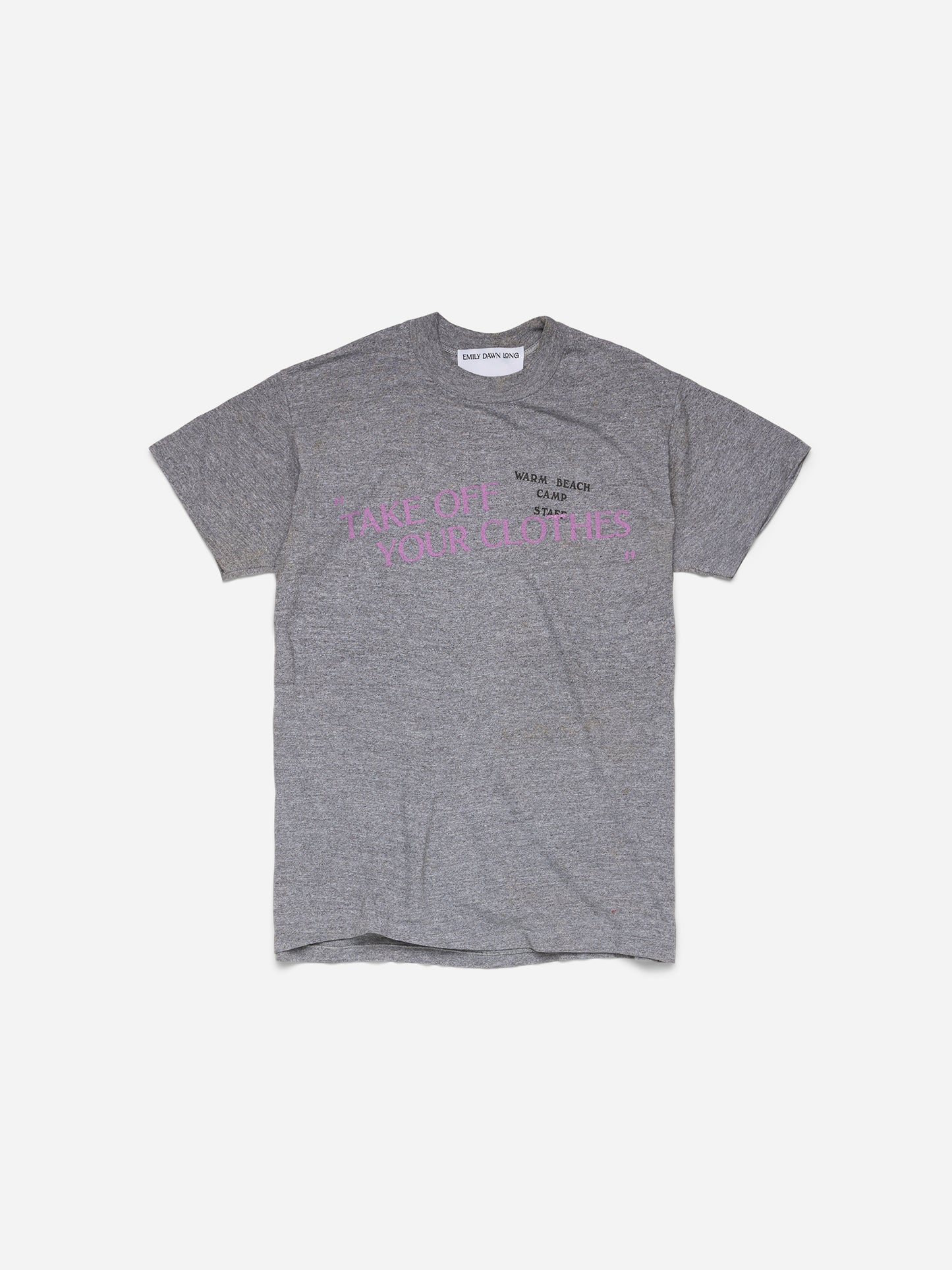 “TAKE OFF YOUR CLOTHES” 13 - Grey_Beach Camp_S/M