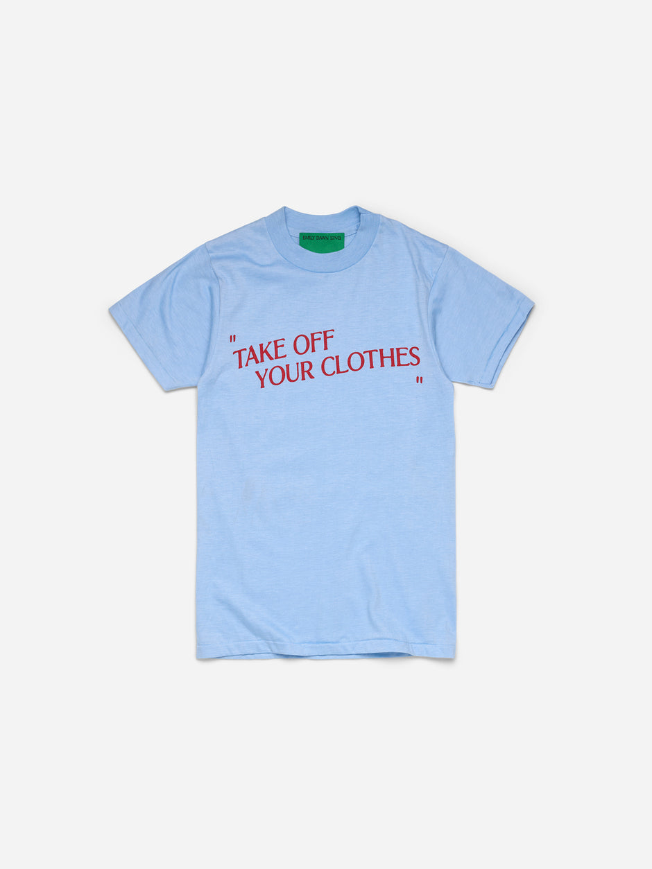 “TAKE OFF YOUR CLOTHES” 13  - Blue 2_XS/S