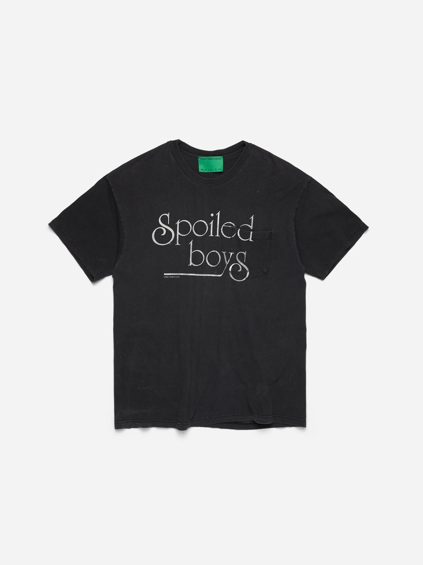 SPOILED BOYS WASHED BLACK_