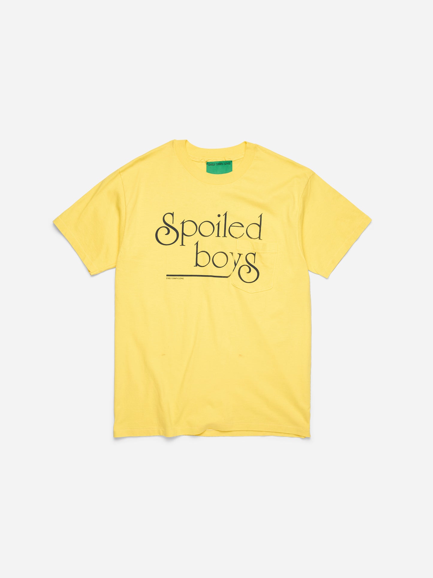 SPOILED BOYS YELLOW_