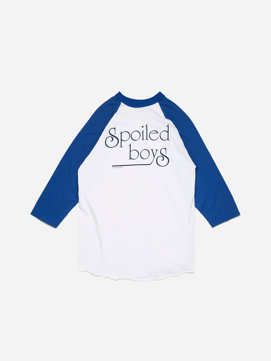 SPOILED BOYS BLUE RAGLAN_3/4_M