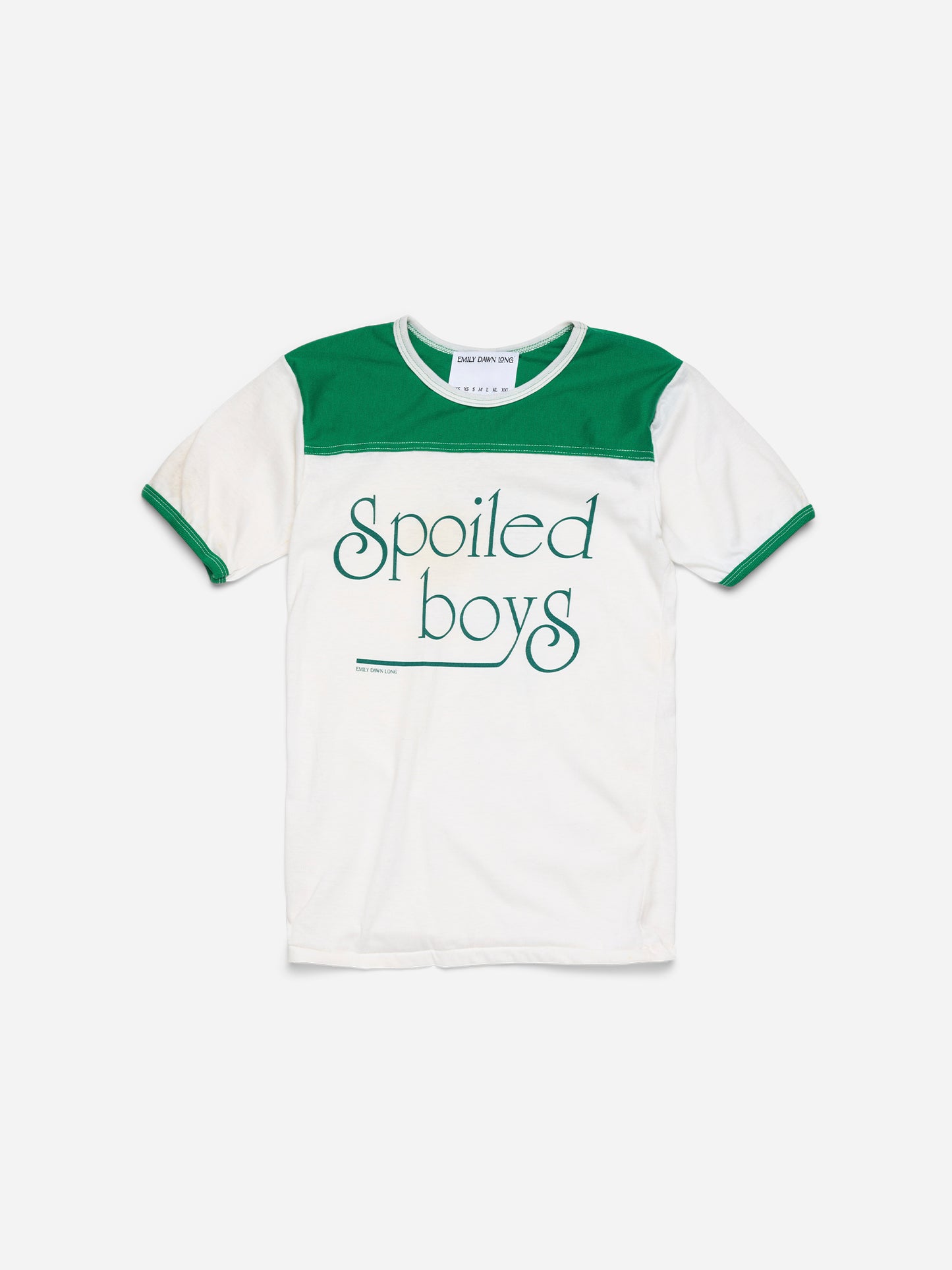 SPOILED BOYS GREEN WHITE_RNGR_S