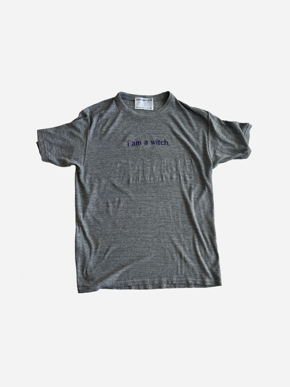i am a witch. Grey Reversible - Medium