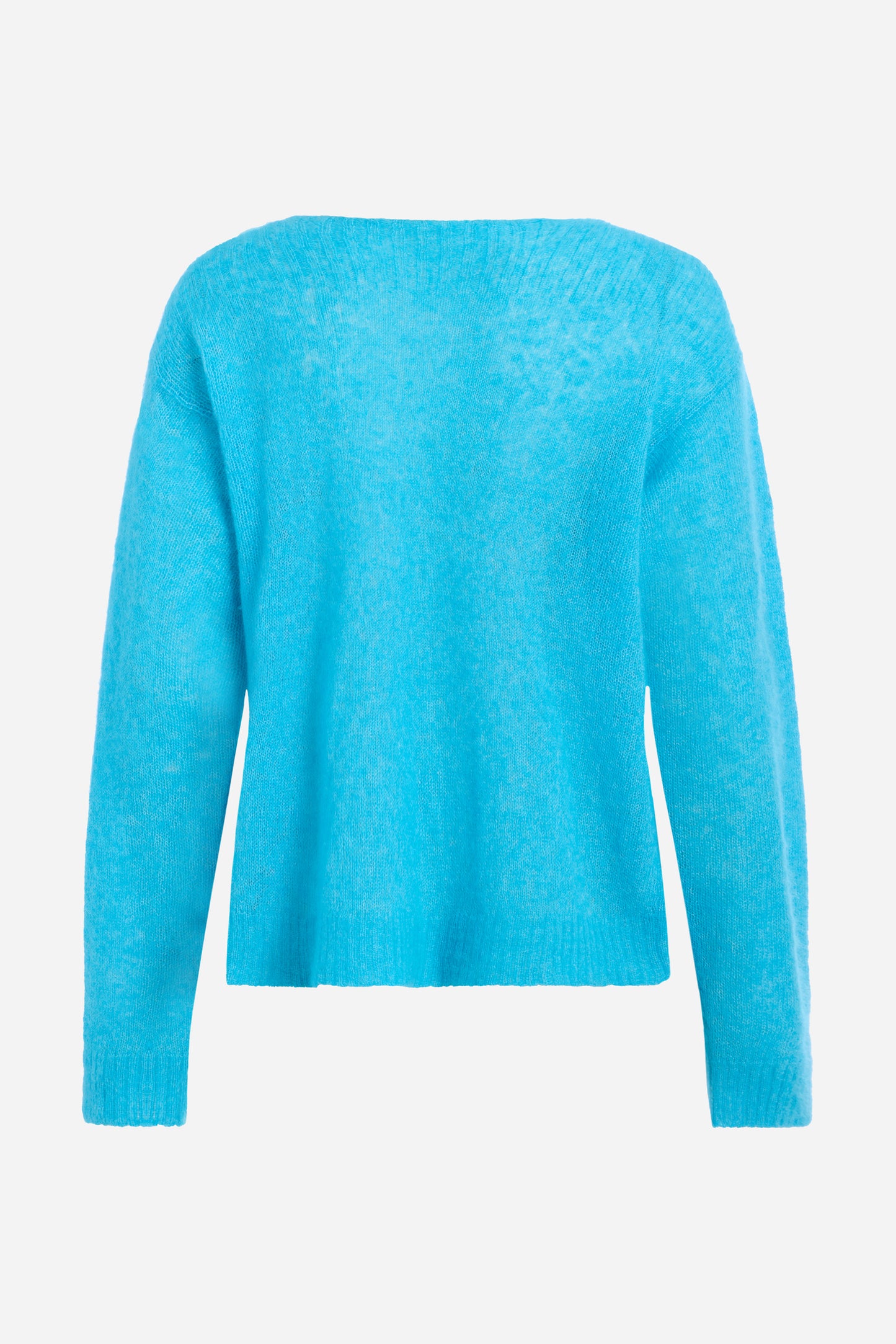 Core Sheer Boatneck Sweater - Aqua