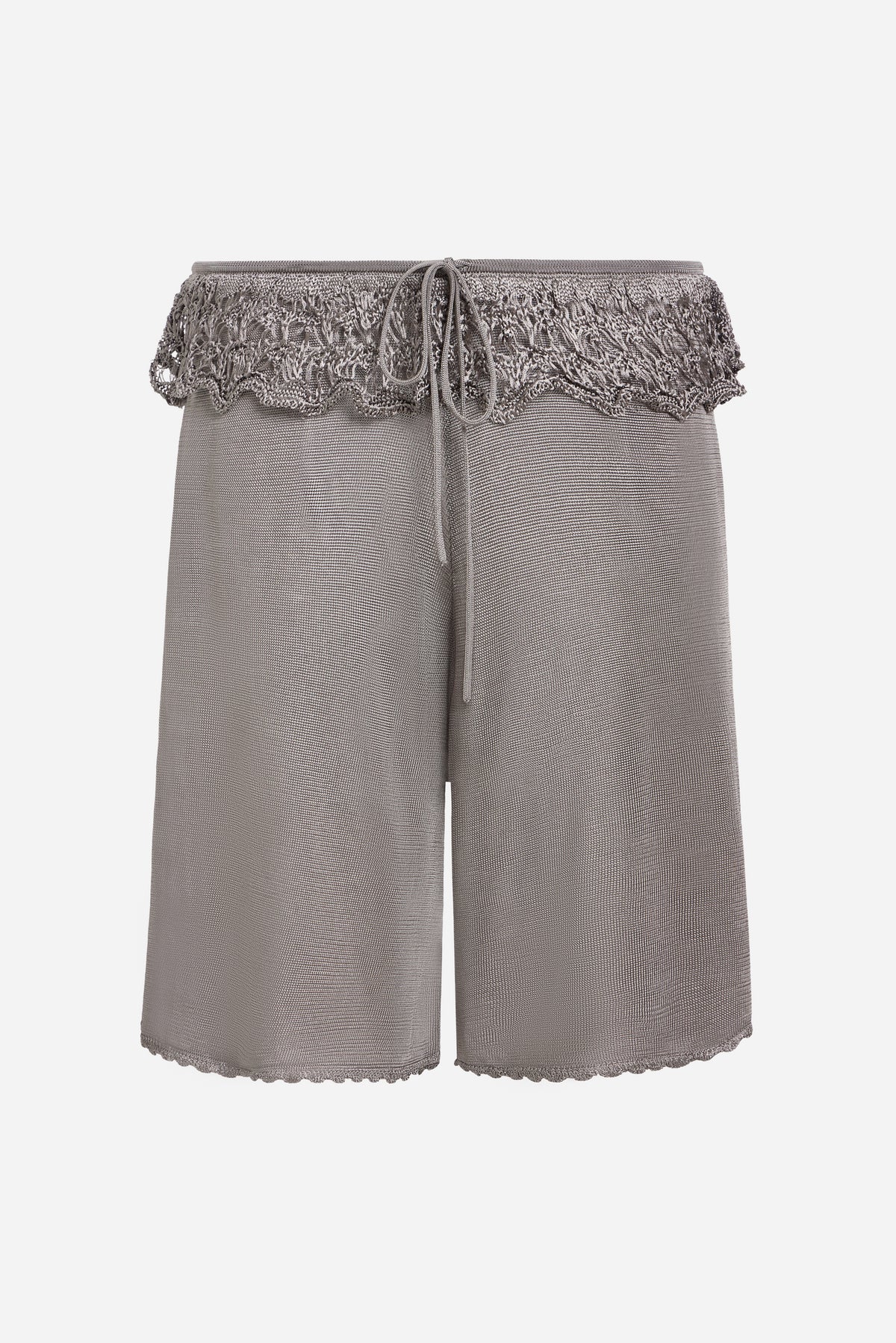 Smoke - Ash Ruffle Shorts 