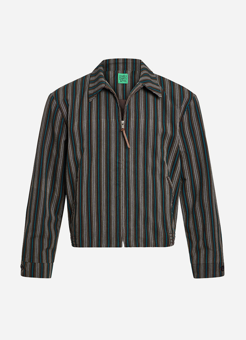 Vandyke Stripe Jacquard Jacket – EMILY DAWN LONG