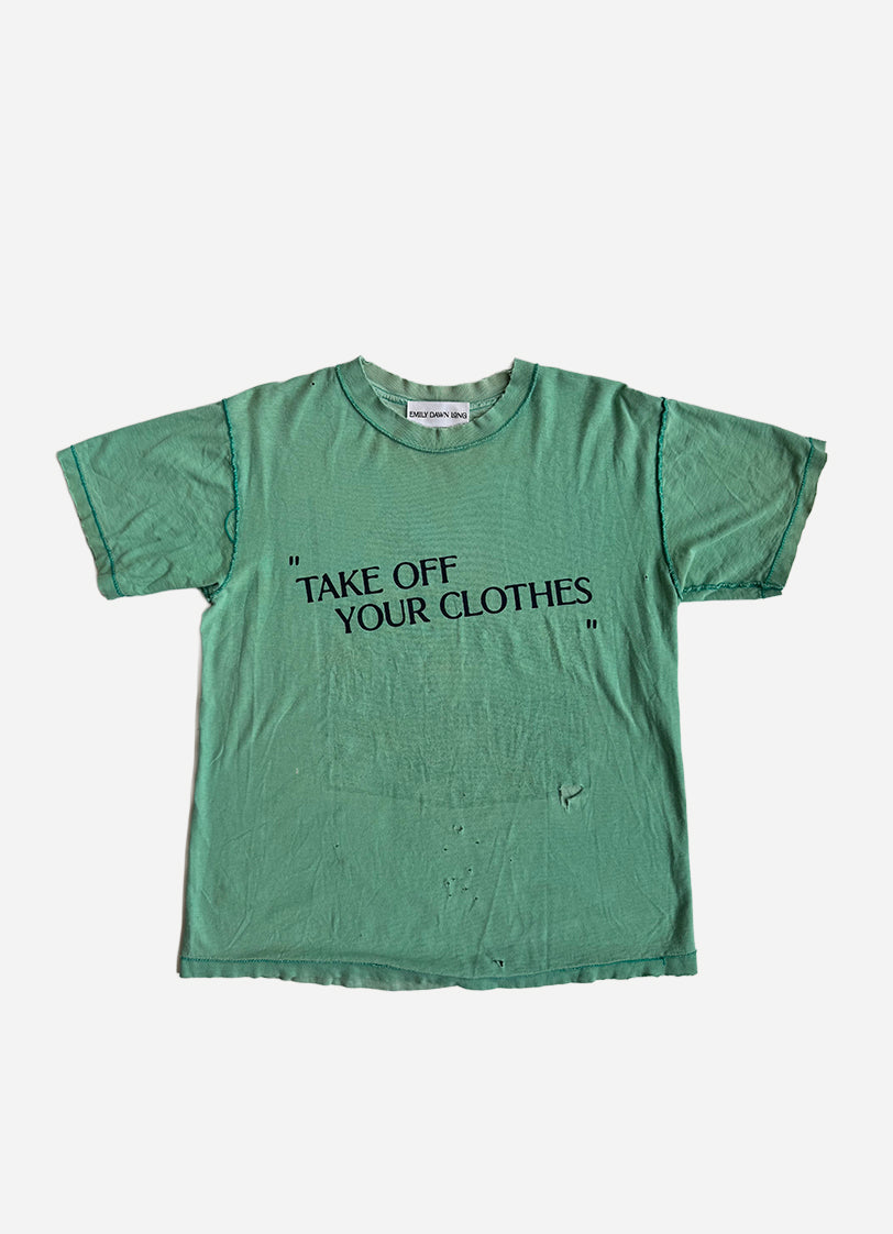 “TAKE OFF YOUR CLOTHES”  - GREEN_PICTURE