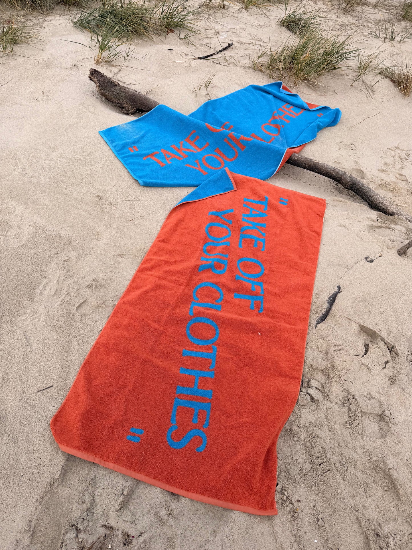 TAKE OFF YOUR CLOTHES - Beach Towel