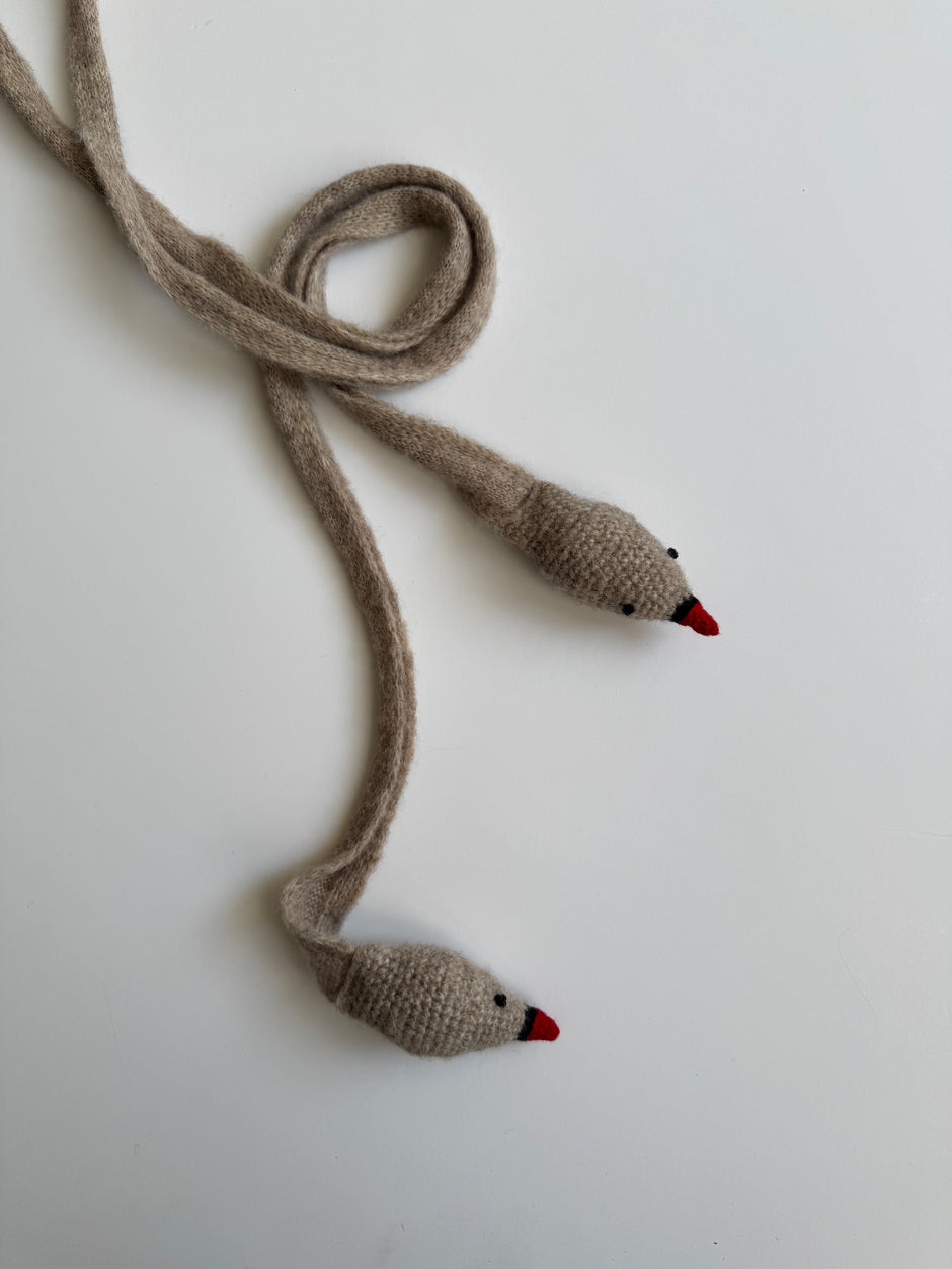 Skinny Swan Scarf - Merino Wool