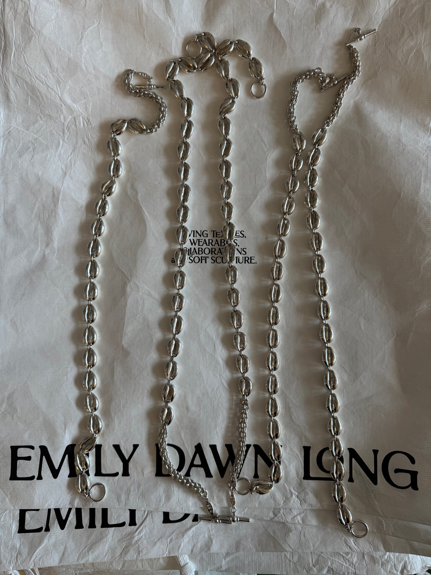 Shell Toggle Cowrie Shell Toggle Necklace - Solid Silver – EMILY DAWN LONG
