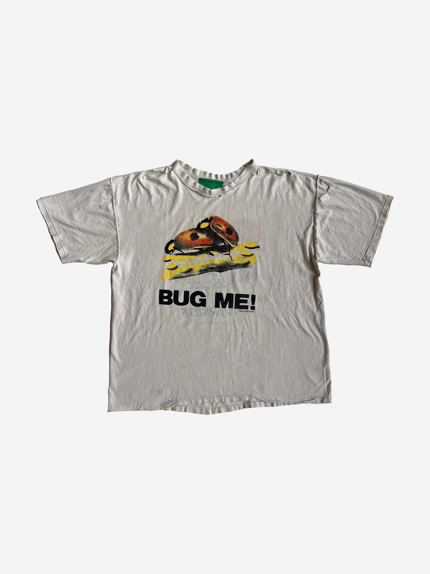 BUG ME  - WHITE_TEE