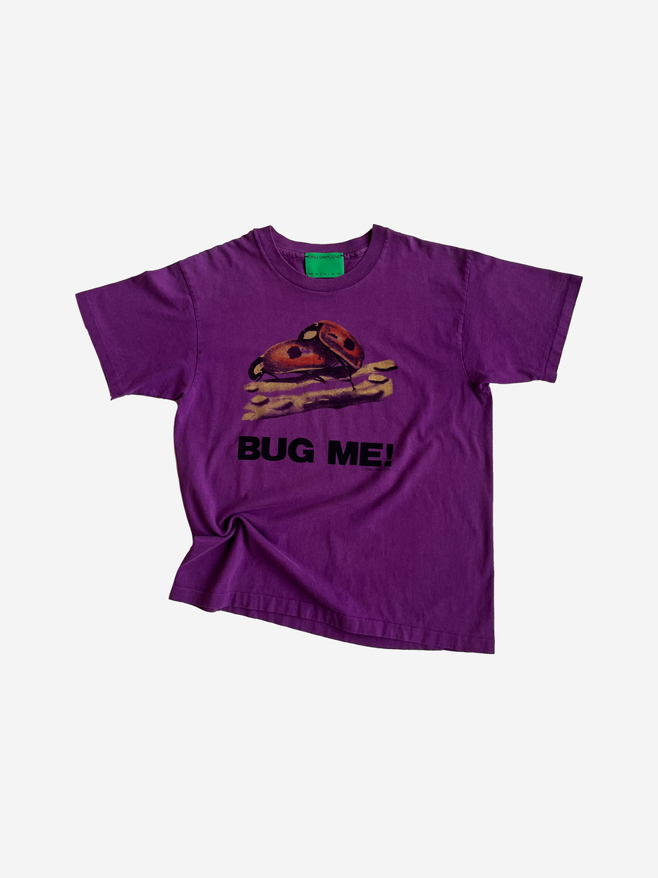 BUG ME  - Vintage Tee Plum_L/XL