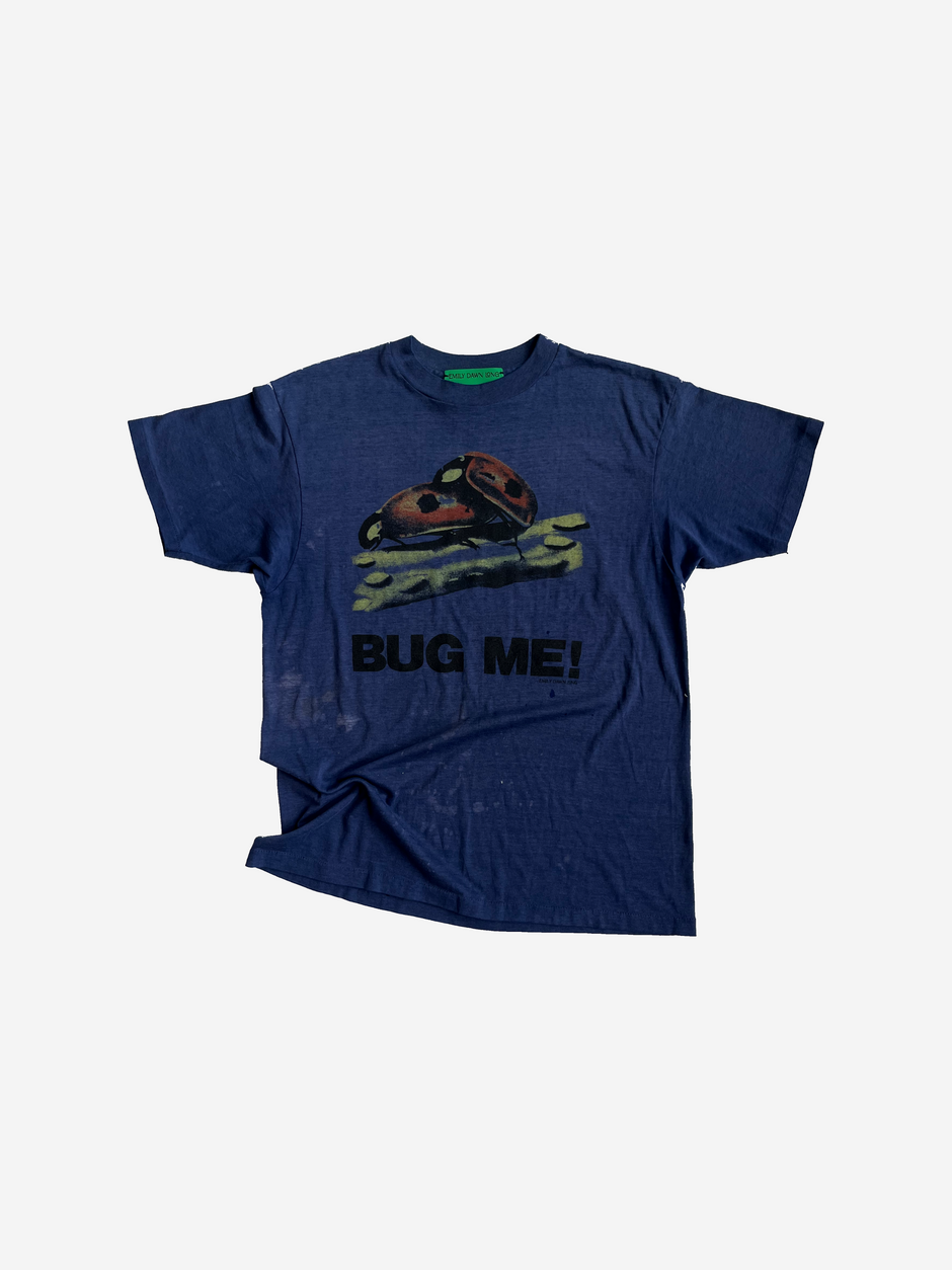 BUG ME  - Vintage Tee Spotted Blue_S/M