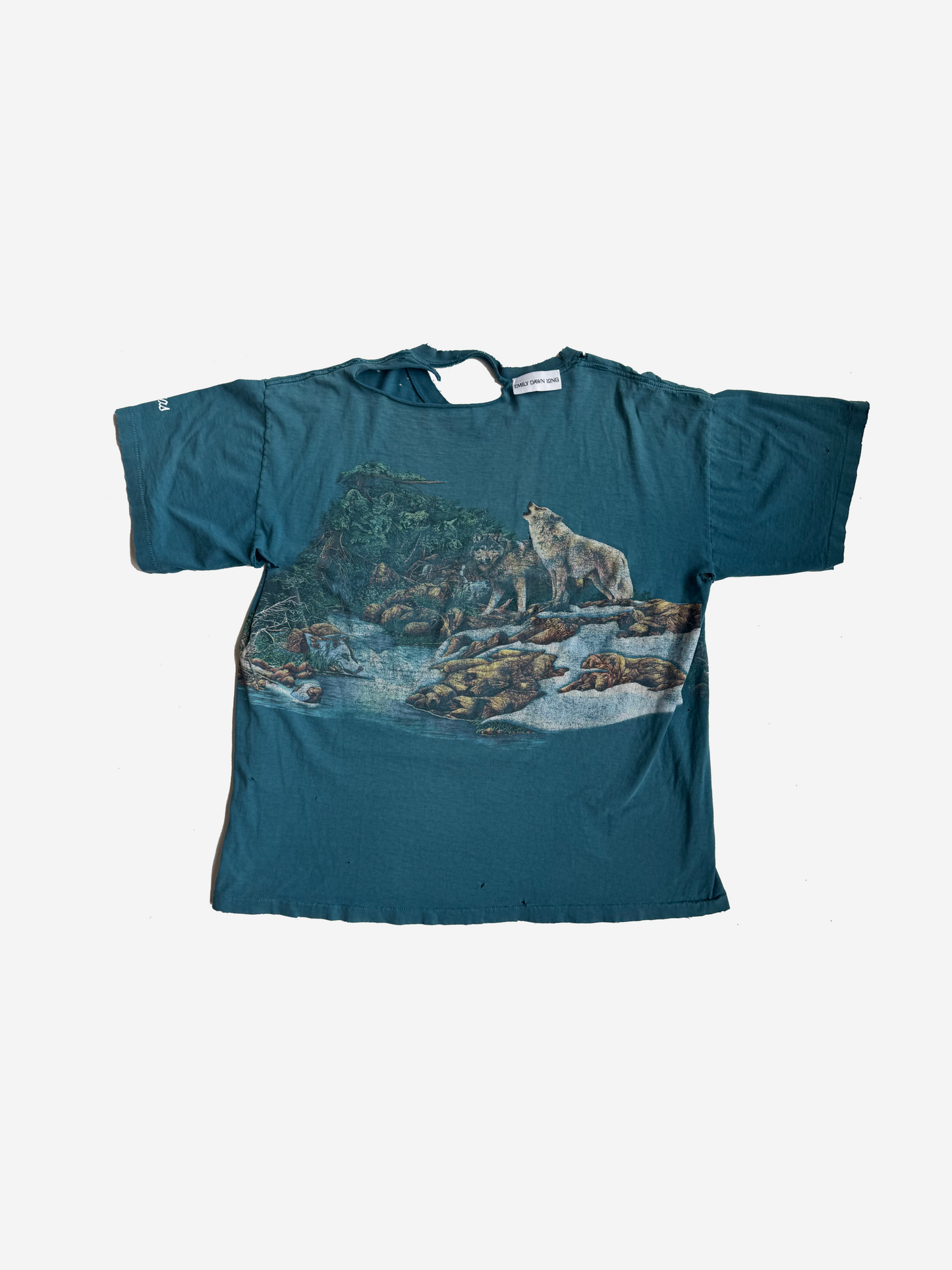 BUG ME  - Vintage Tee Blue Wolves_L/XL