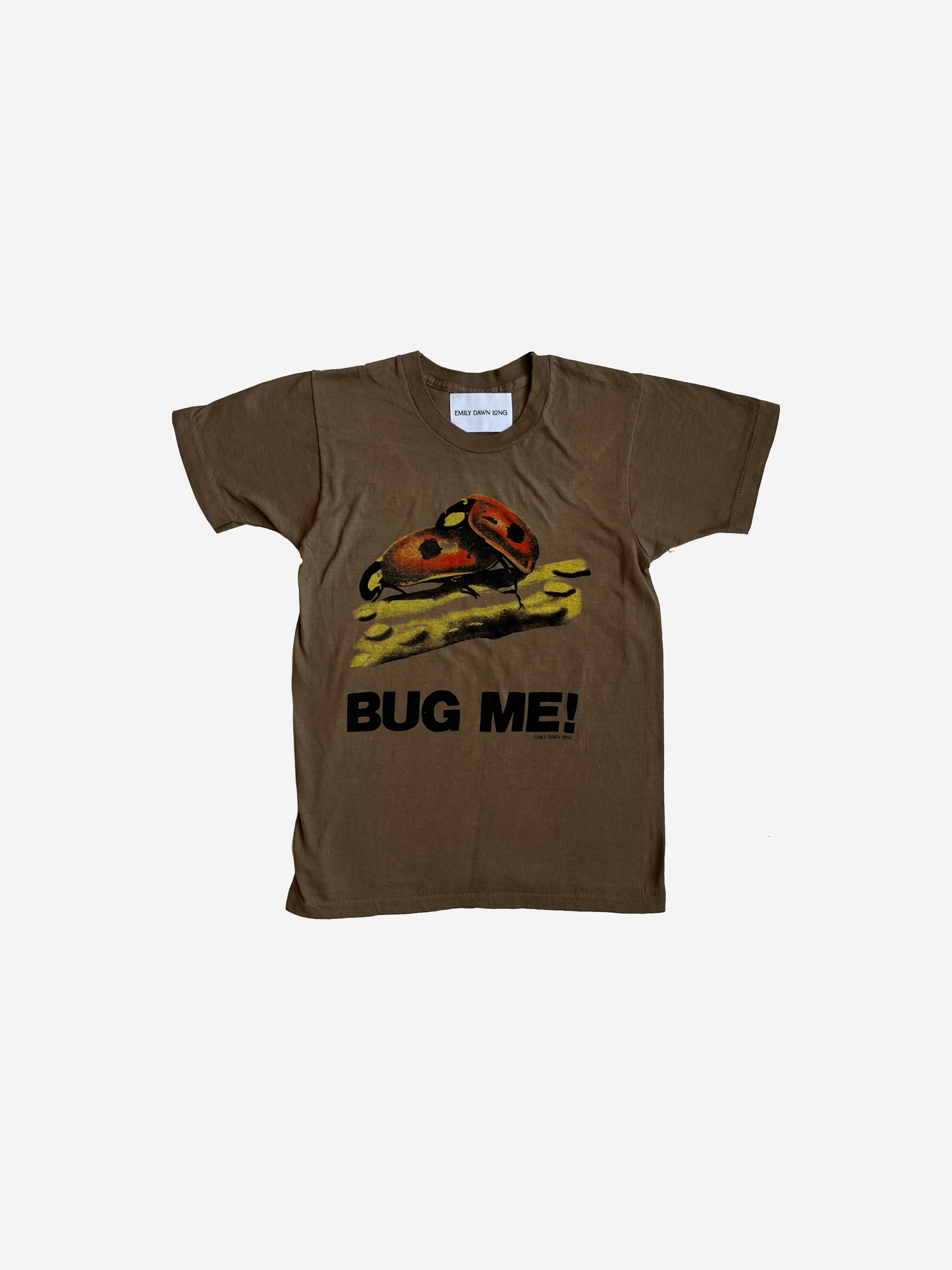 BUG ME  - Vintage Tee Light Brown_Baby Tee