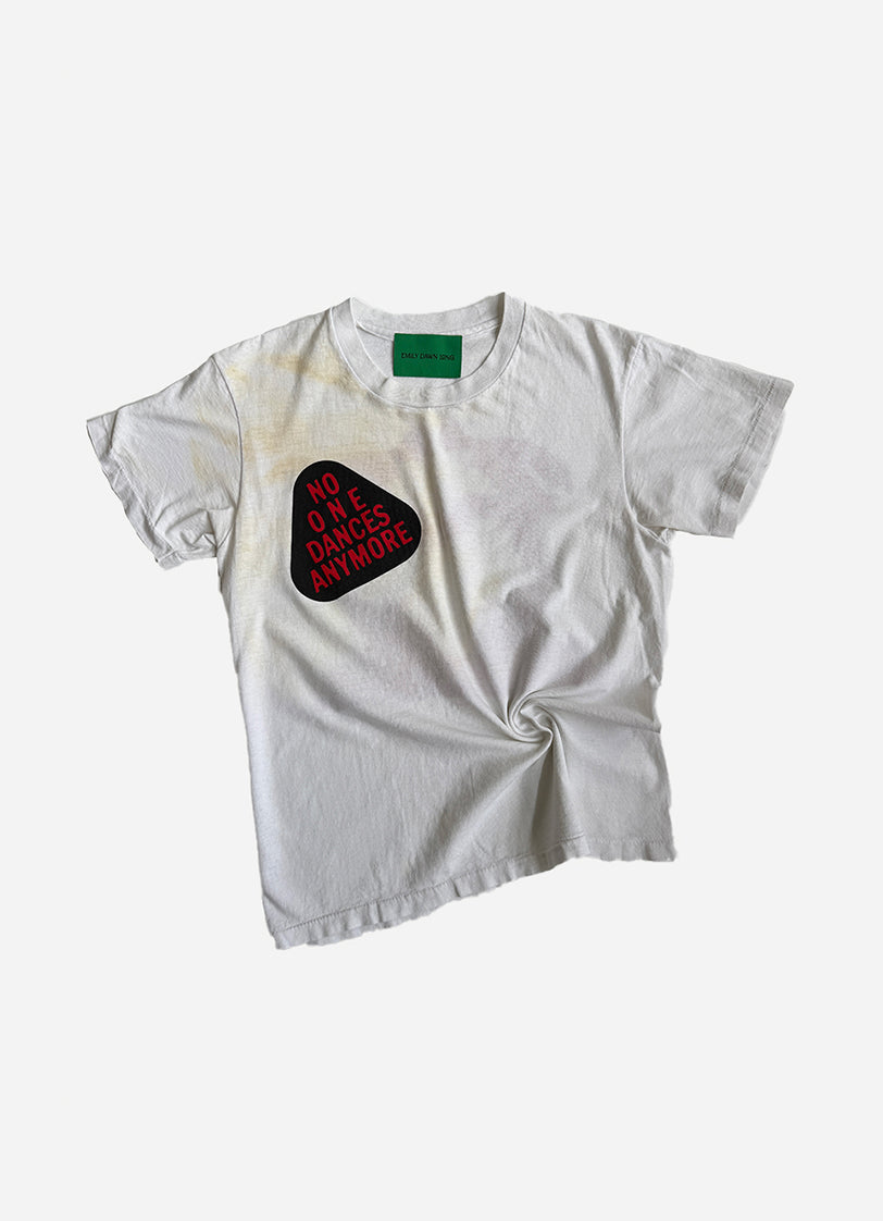 NO ONE DANCES ANYMORE - TrashedWhite_Vintage tee