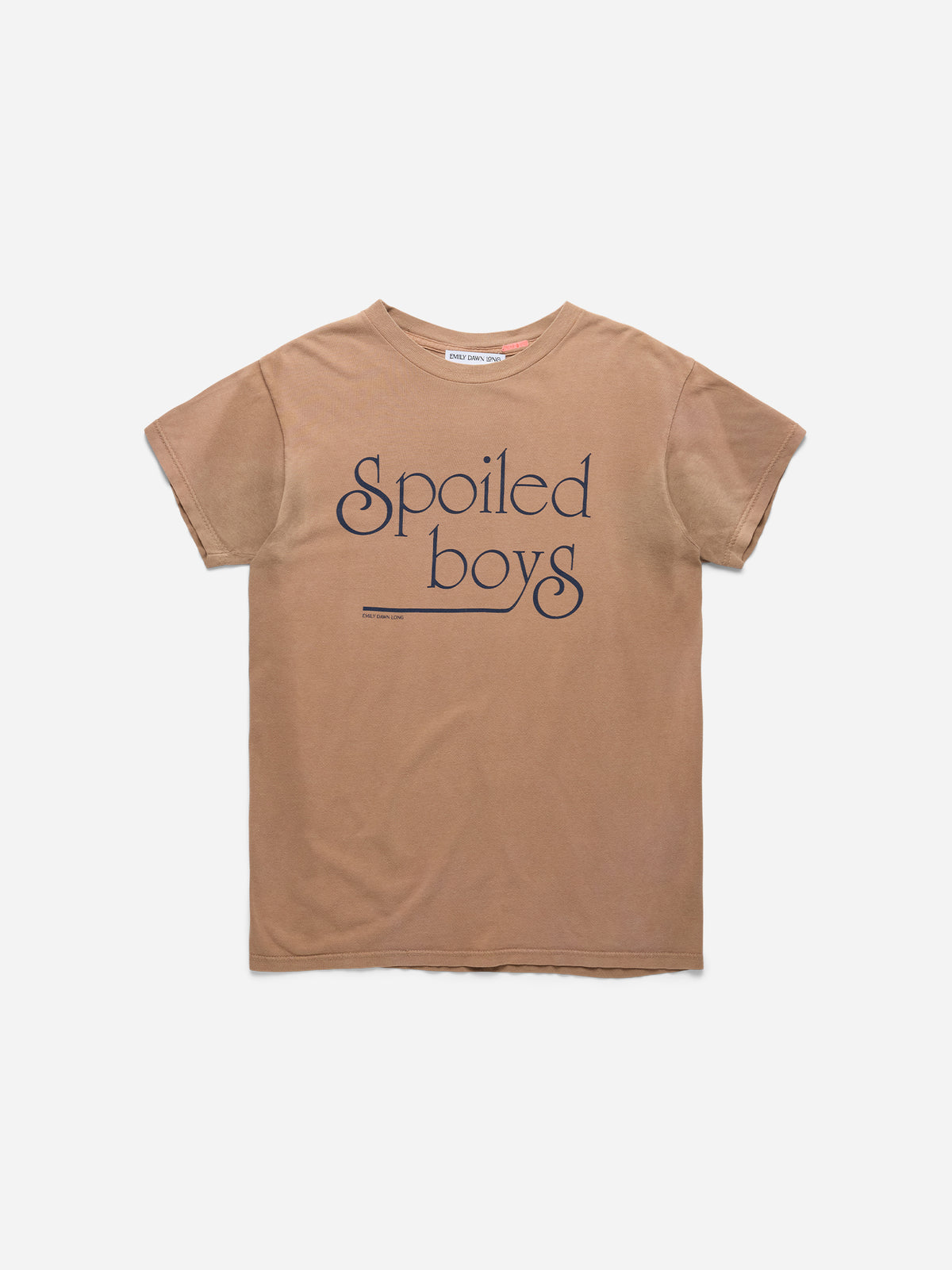 SPOILED BOYS - Light Brown Tee_M (E3)