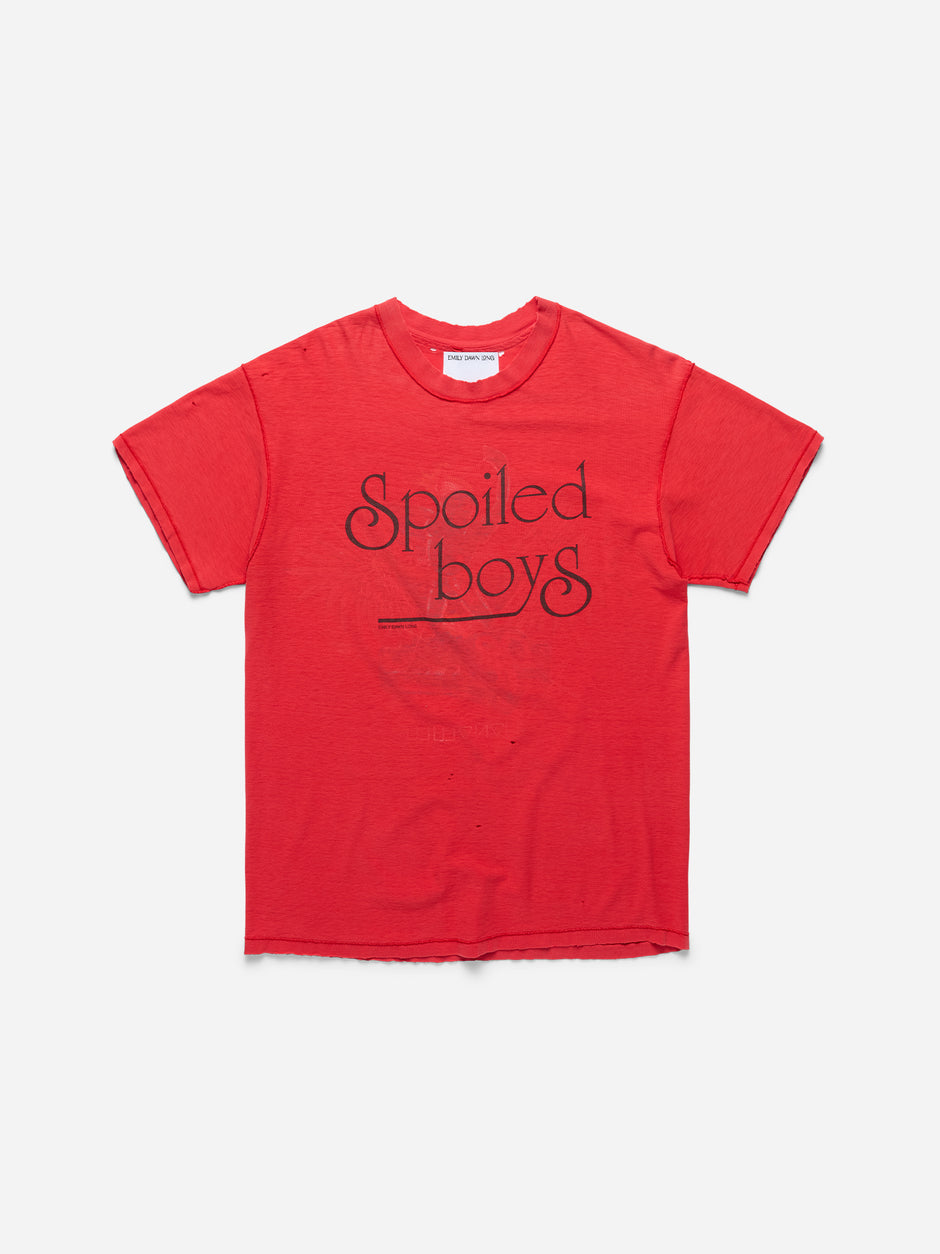 SPOILED BOYS -  Red Tee_98_L (C)