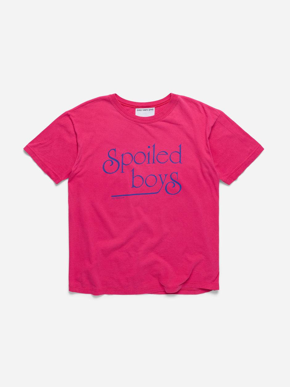 SPOILED BOYS - Hot Pink Tee_M (F3)